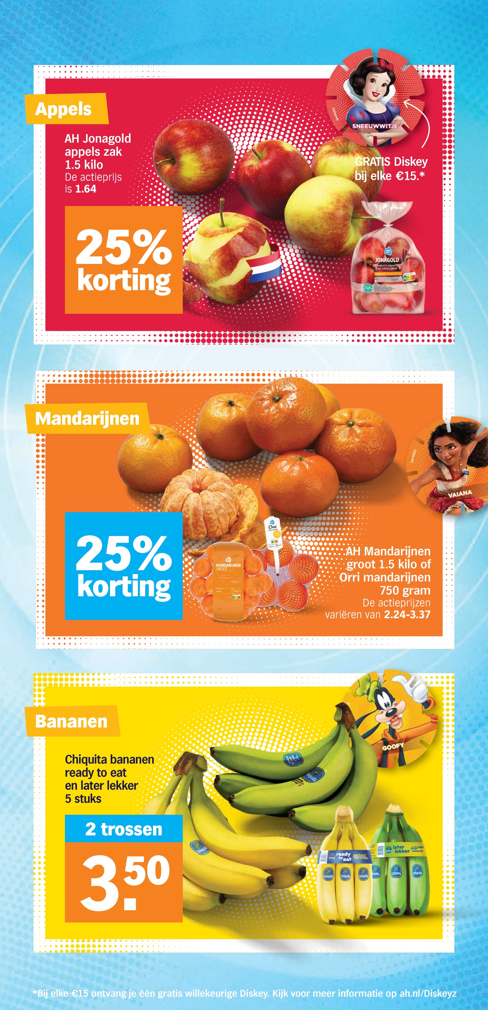 AH Mandarijnen/Orri mandarijnen, gemarkeerd op pagina 5 van de Albert Heijn folder