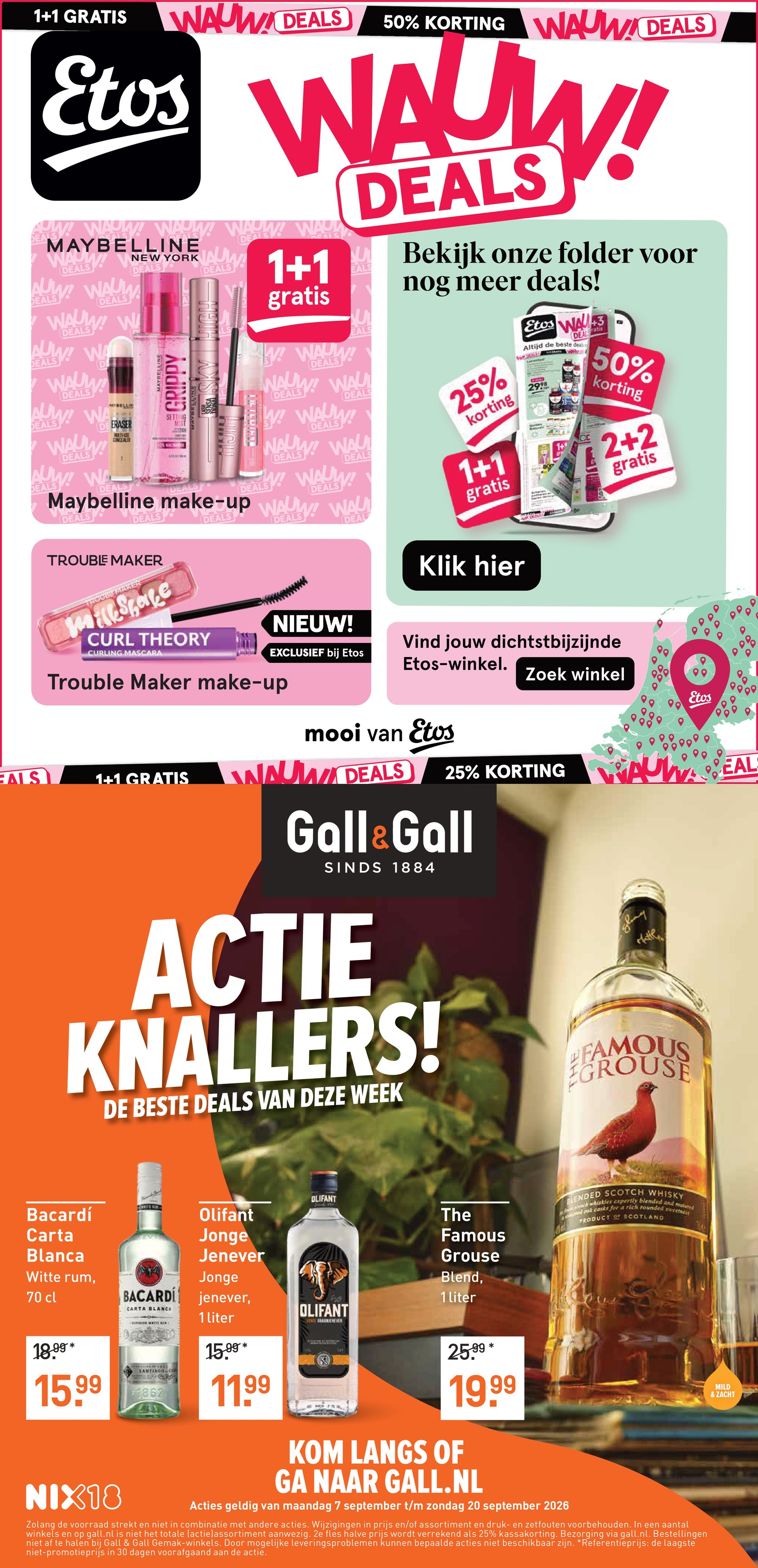 The Famous Grouse Blend, gemarkeerd op pagina 46 van de Albert Heijn folder