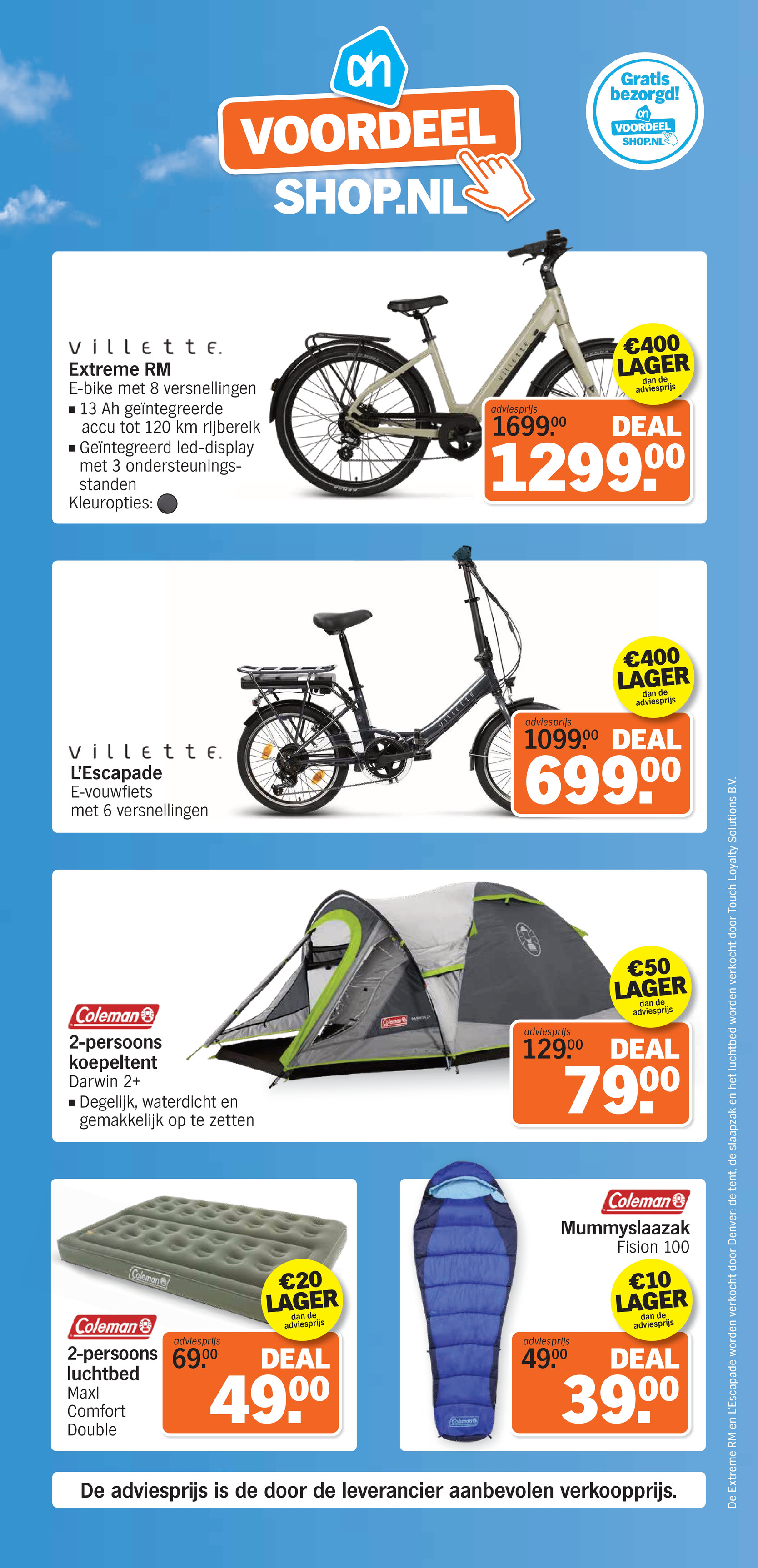 Villette Extreme RM, uit de Albert Heijn folder, pagina 9