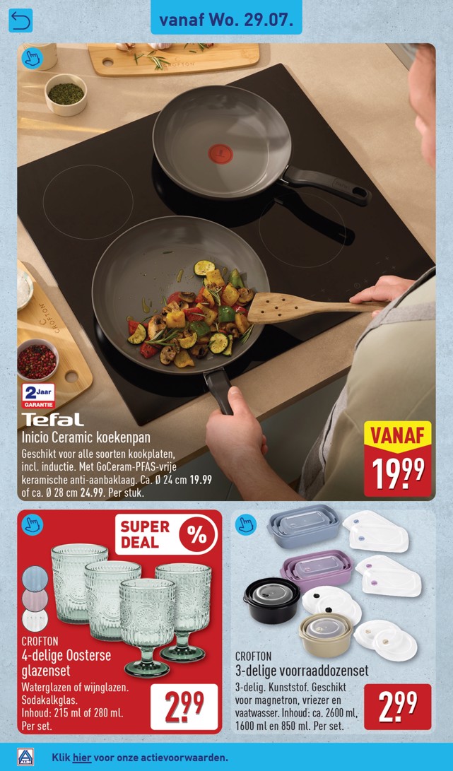Crofton 3-delige voorraaddozenset, gemarkeerd op pagina 36 van de Aldi folder