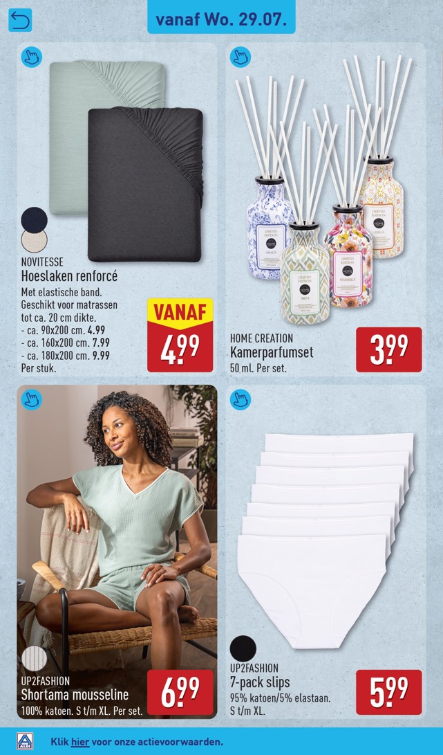 Home Creation Kamerparfumset, gemarkeerd op pagina 44 van de Aldi folder