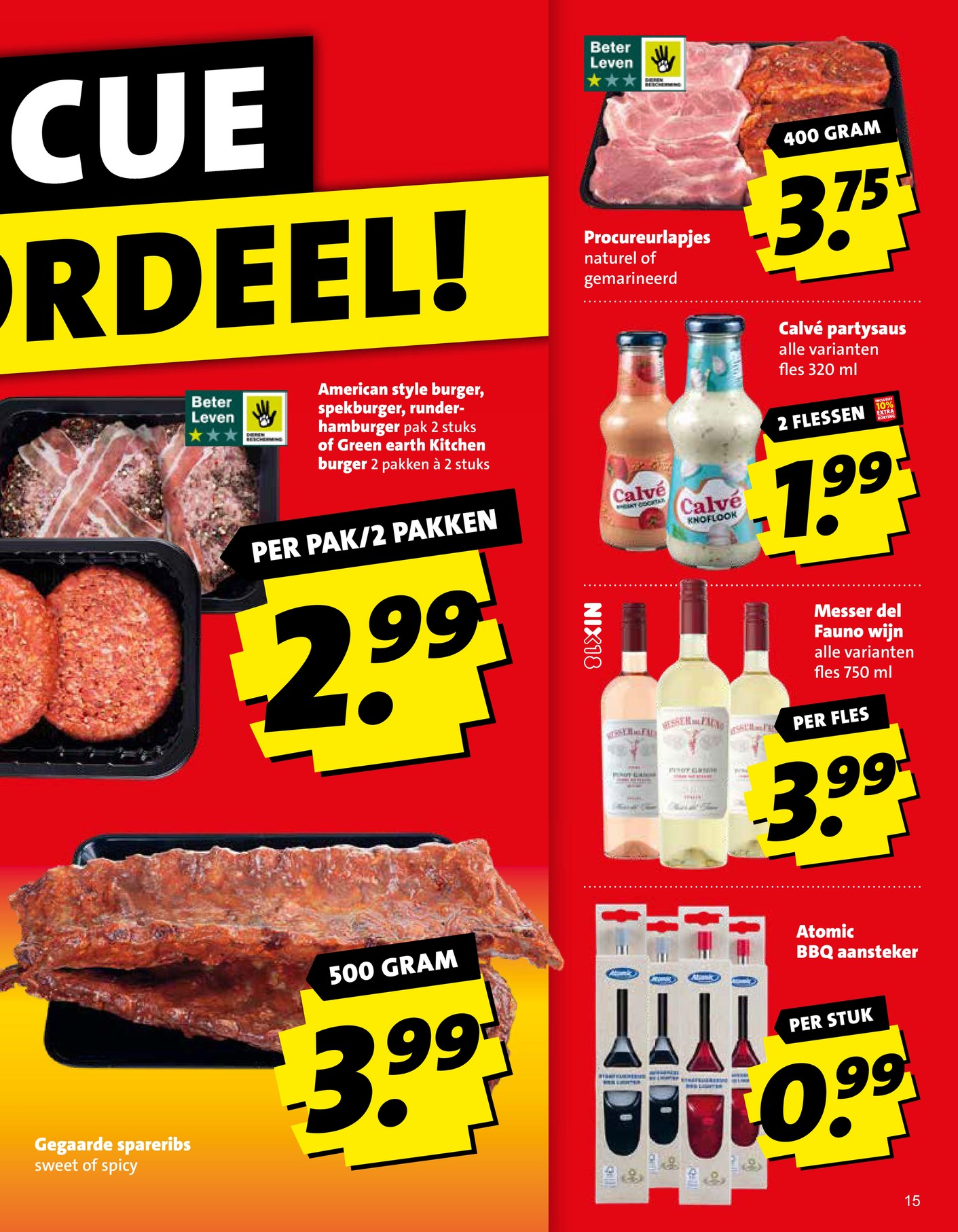 Atomic BBQ aansteker, gemarkeerd op pagina 15 van de Boni folder