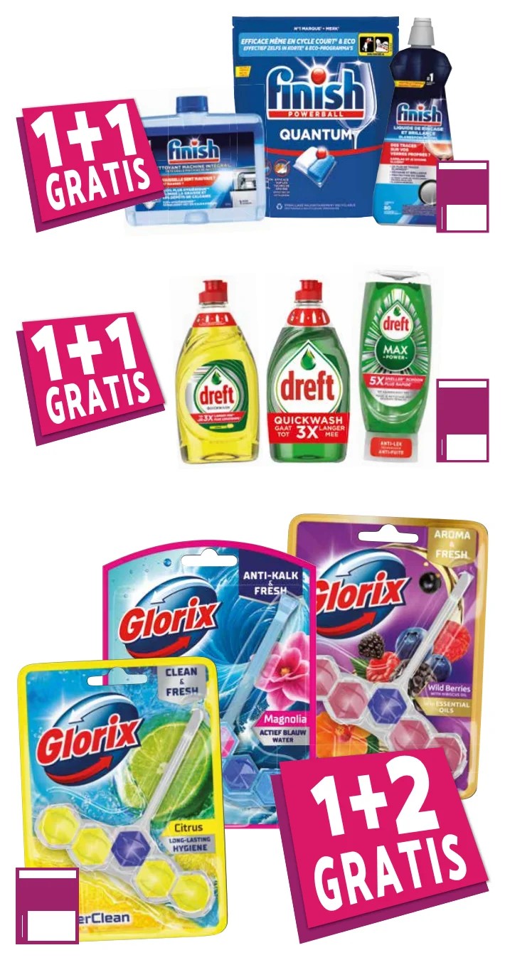 Dreft afwasmiddel, uit de Boons Markt folder, pagina 9
