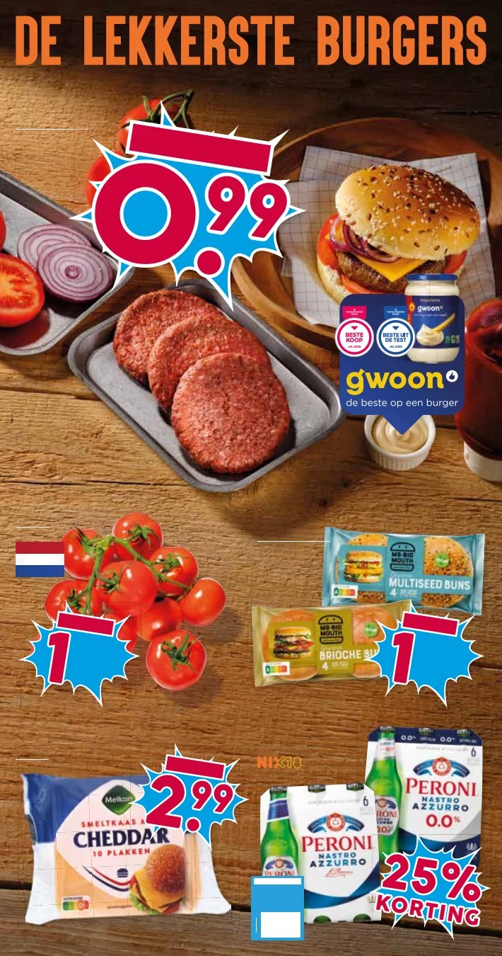 cherrytomaten, gemarkeerd op pagina 11 van de Boons Markt folder