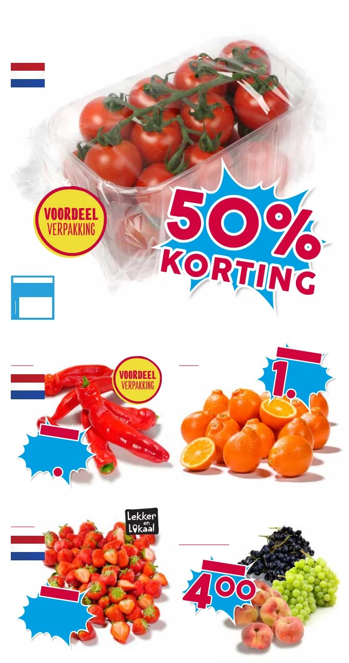 Sinaasappels, gemarkeerd op pagina 4 van de Boons Markt folder