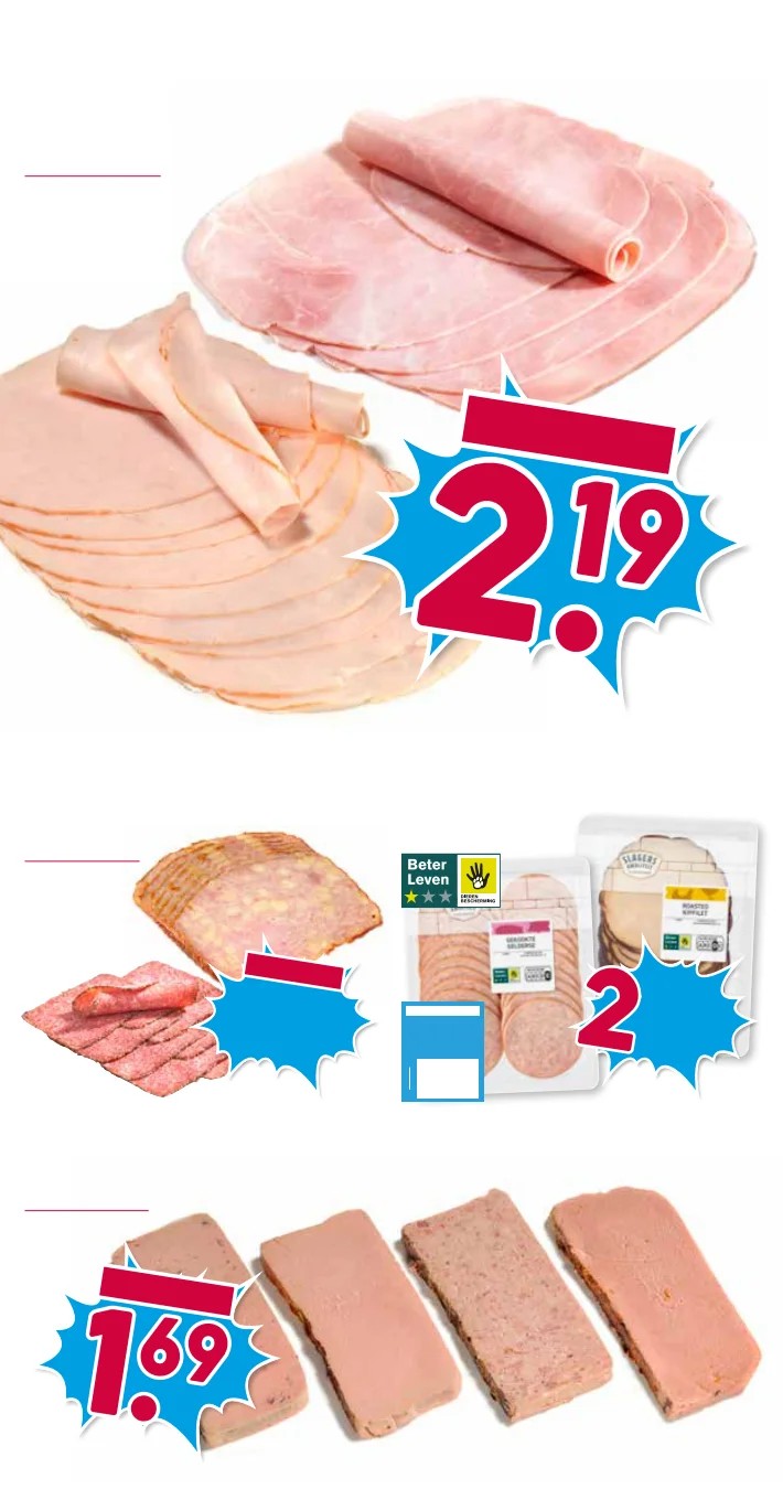Ham, gemarkeerd op pagina 10 van de Boons Markt folder
