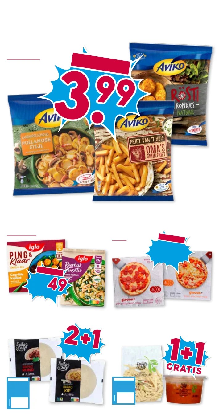 Daily Chef Pasta, gemarkeerd op pagina 13 van de Boons Markt folder