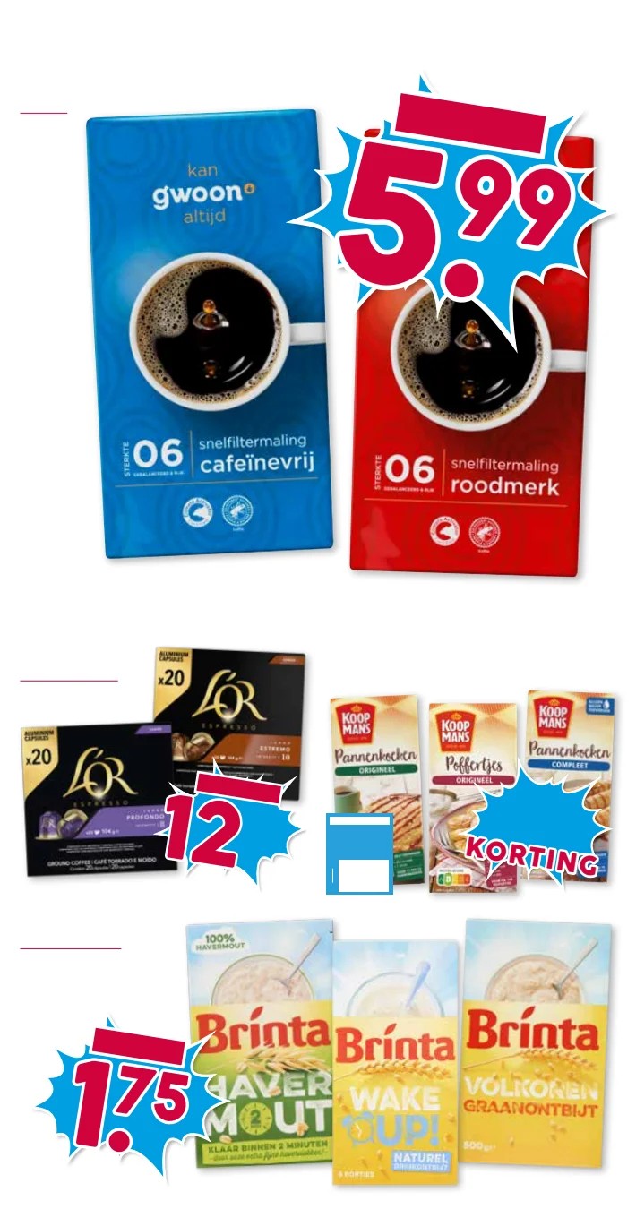 L'OR Espresso capsules, gemarkeerd op pagina 16 van de Boons Markt folder