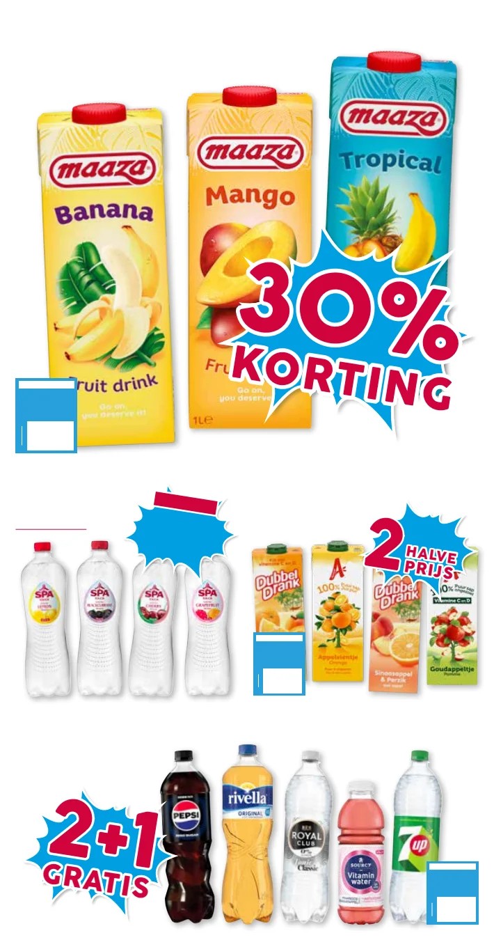 DubbelFrisss / Appelsientje, gemarkeerd op pagina 18 van de Boons Markt folder