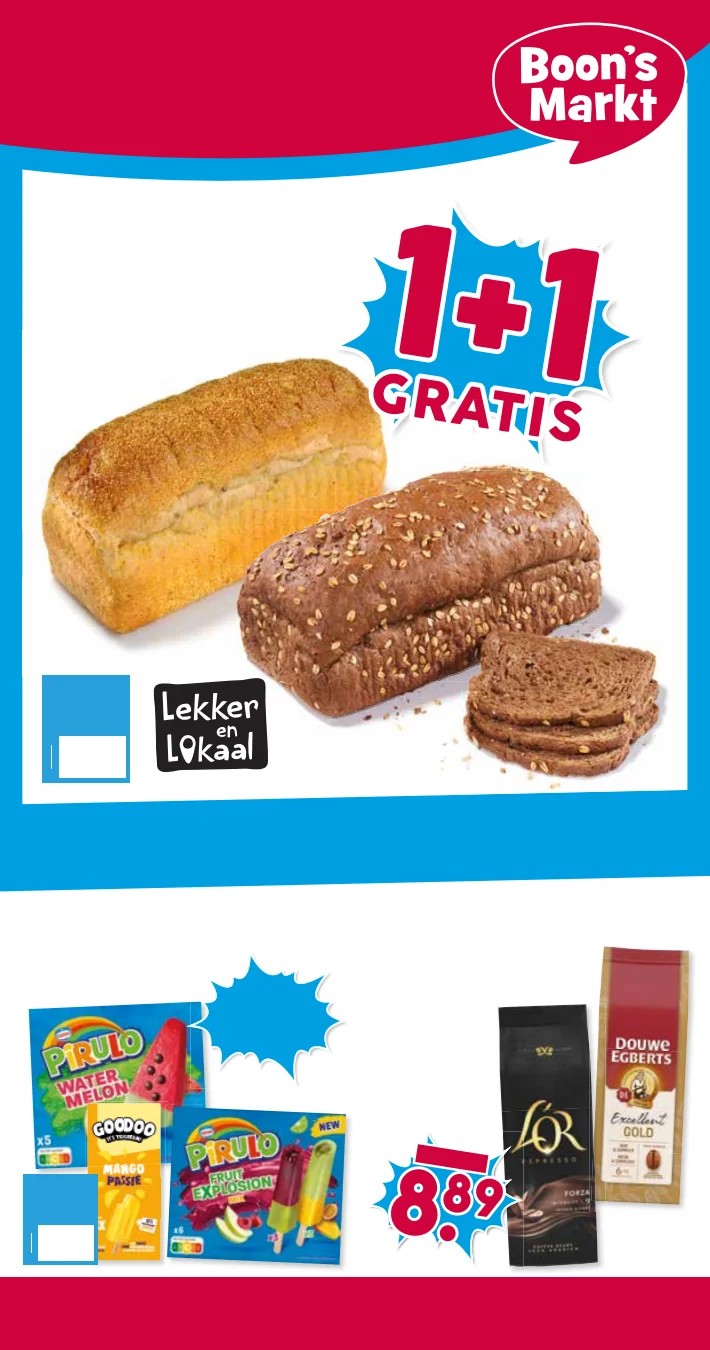 Cover van de huidige Boons Markt folder