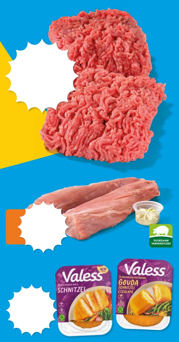Gehakt, gemarkeerd op pagina 6 van de Boons Markt folder