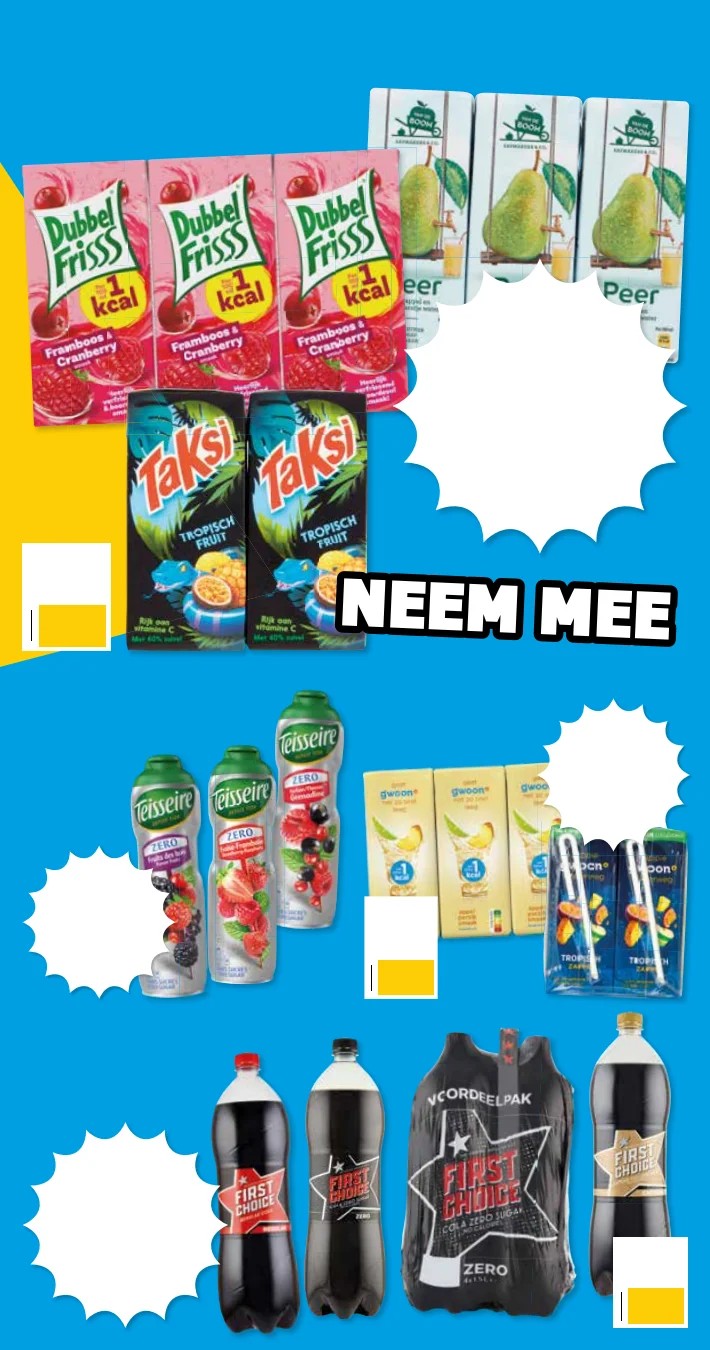 First Choice, gemarkeerd op pagina 18 van de Boons Markt folder