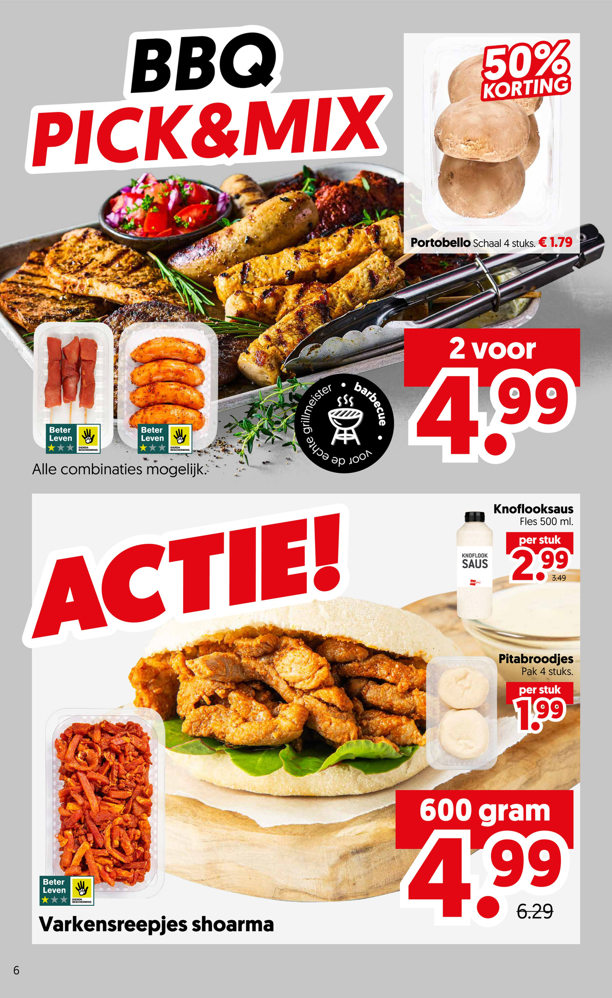 BBQ Pick & Mix, gemarkeerd op pagina 8 van de Dekamarkt folder