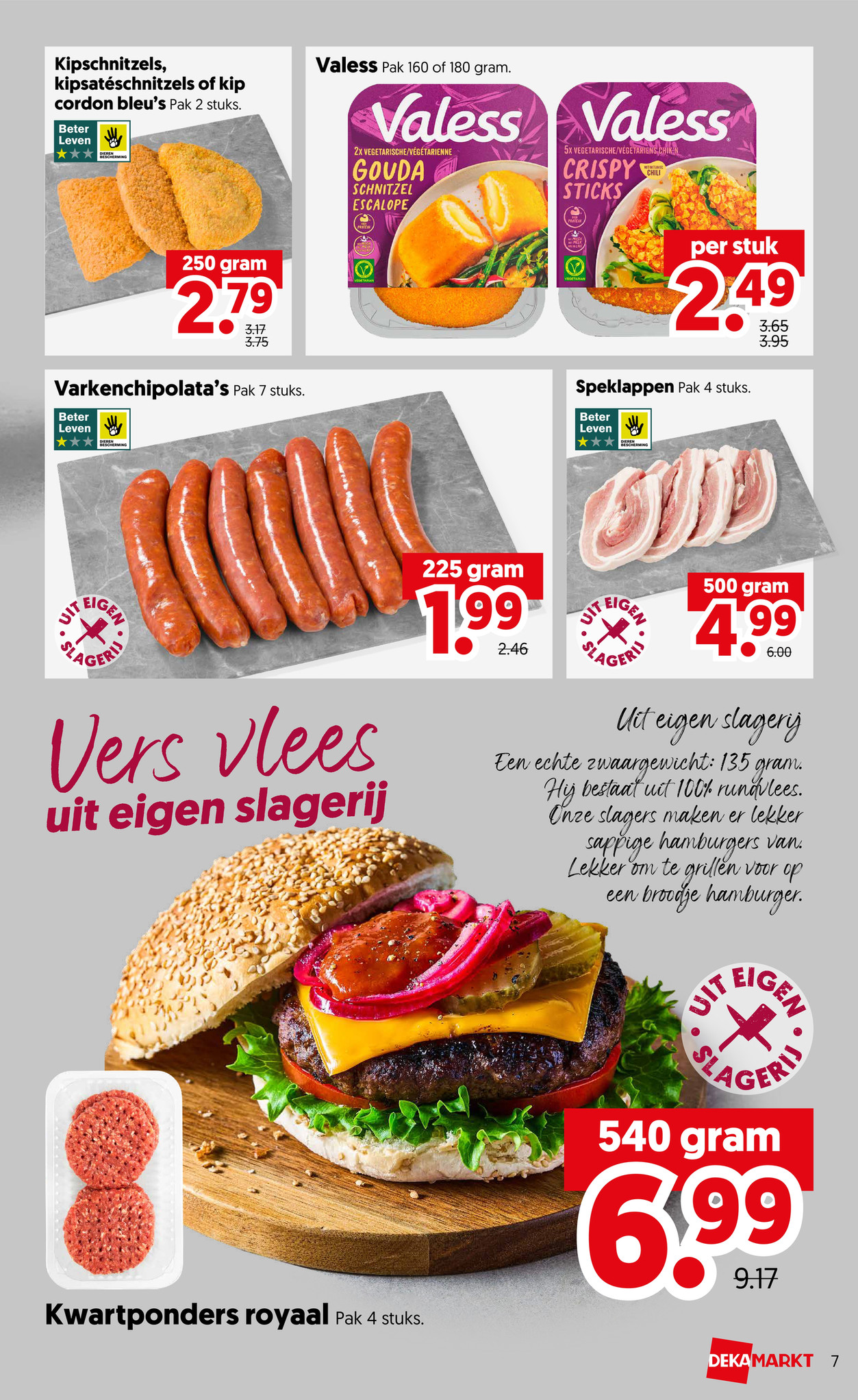 Kwartponders royaal, gemarkeerd op pagina 9 van de Dekamarkt folder