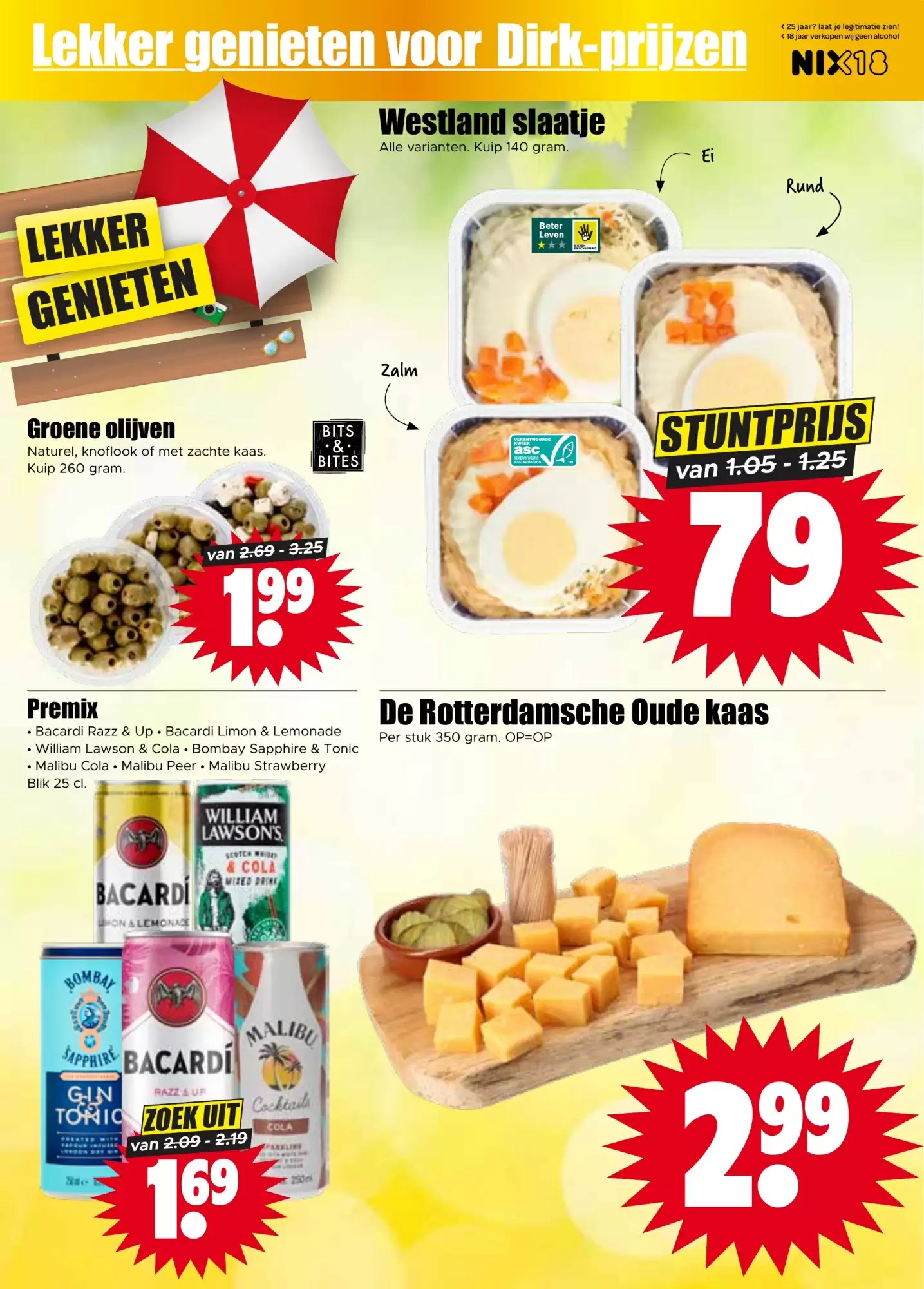Westland slaatje, gemarkeerd op pagina 10 van de Dirk folder
