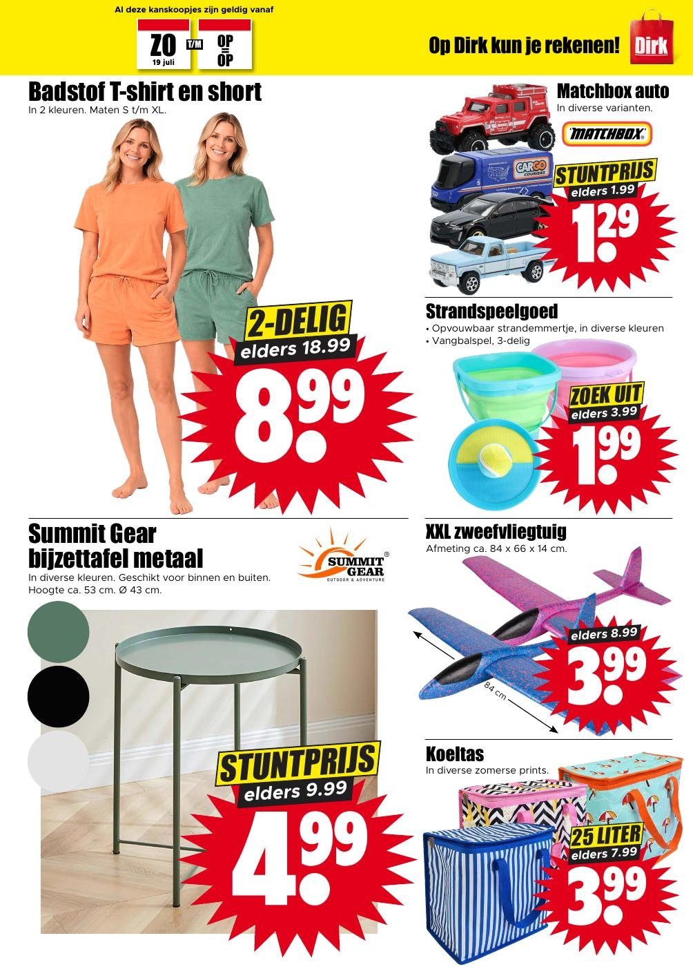 Matchbox auto, gemarkeerd op pagina 23 van de Dirk folder