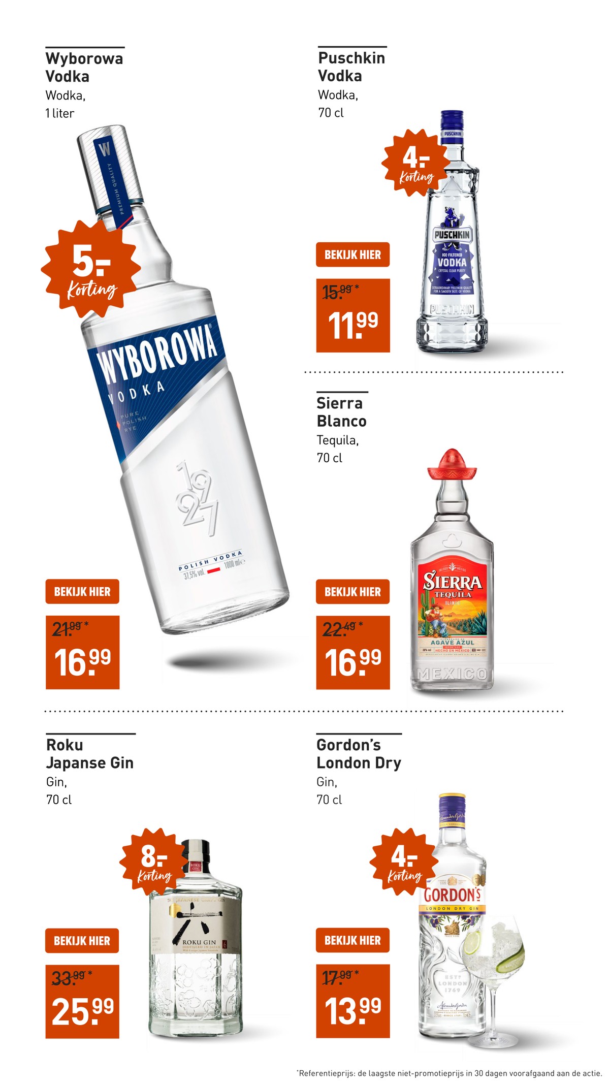 Wyborowa Vodka, gemarkeerd op pagina 12 van de Gall & Gall folder