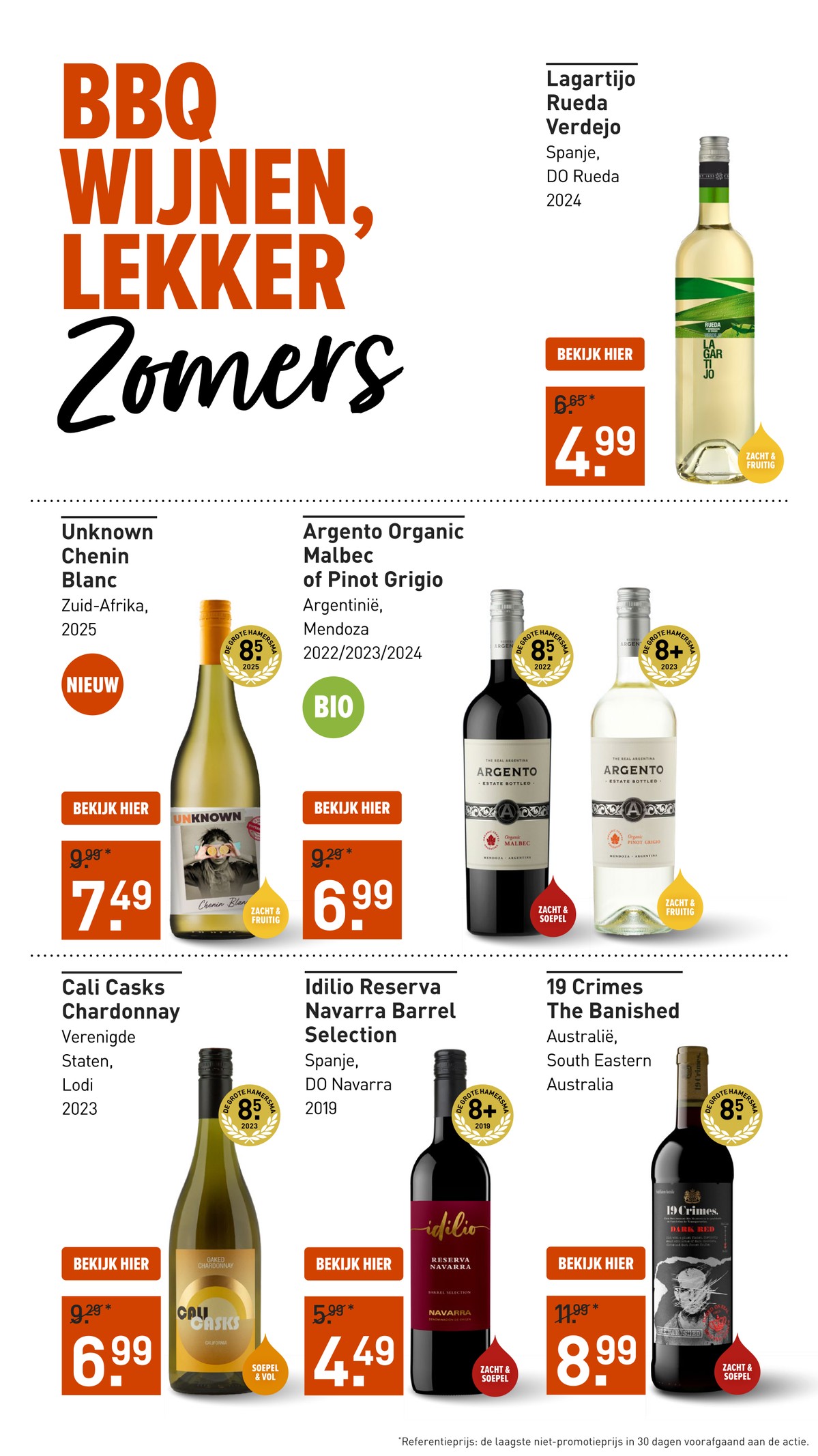 Unknown Chenin Blanc, gemarkeerd op pagina 6 van de Gall & Gall folder
