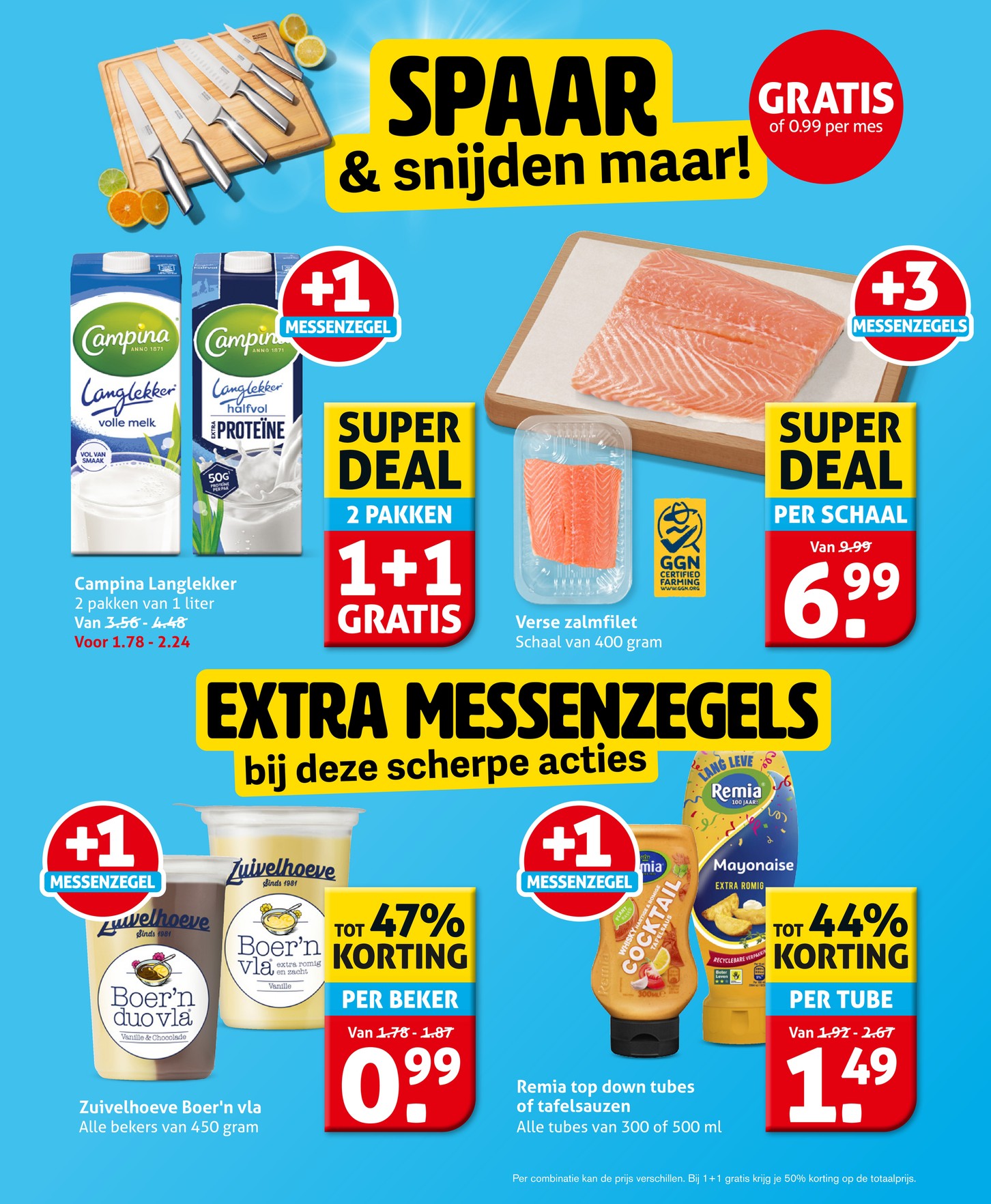Campina Langlekker, gemarkeerd op pagina 6 van de Hoogvliet folder