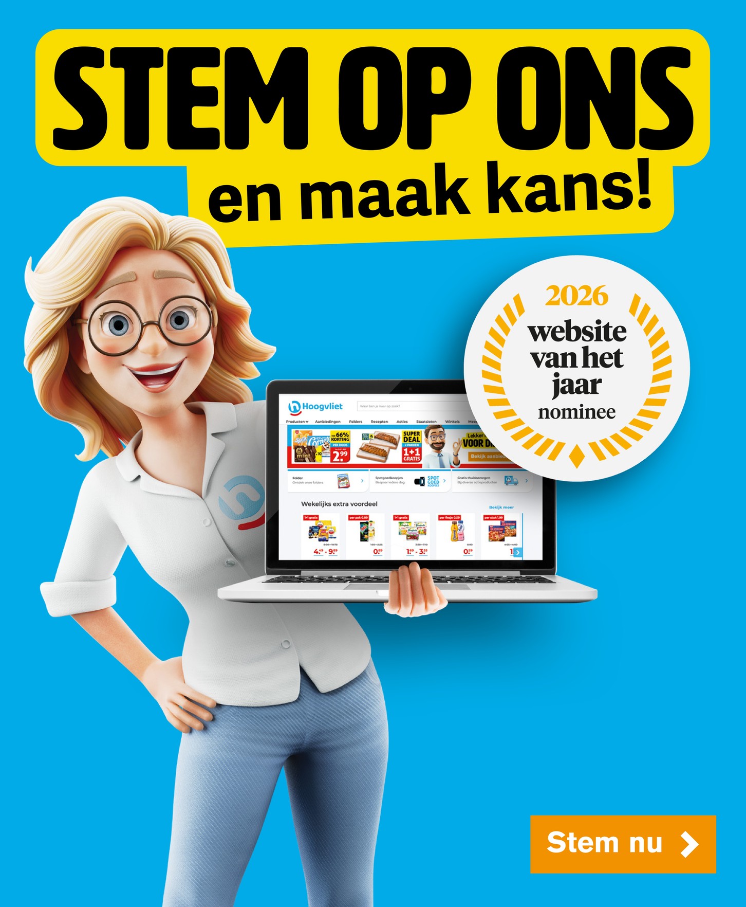 Koffiepads, uit de Hoogvliet folder, pagina 32