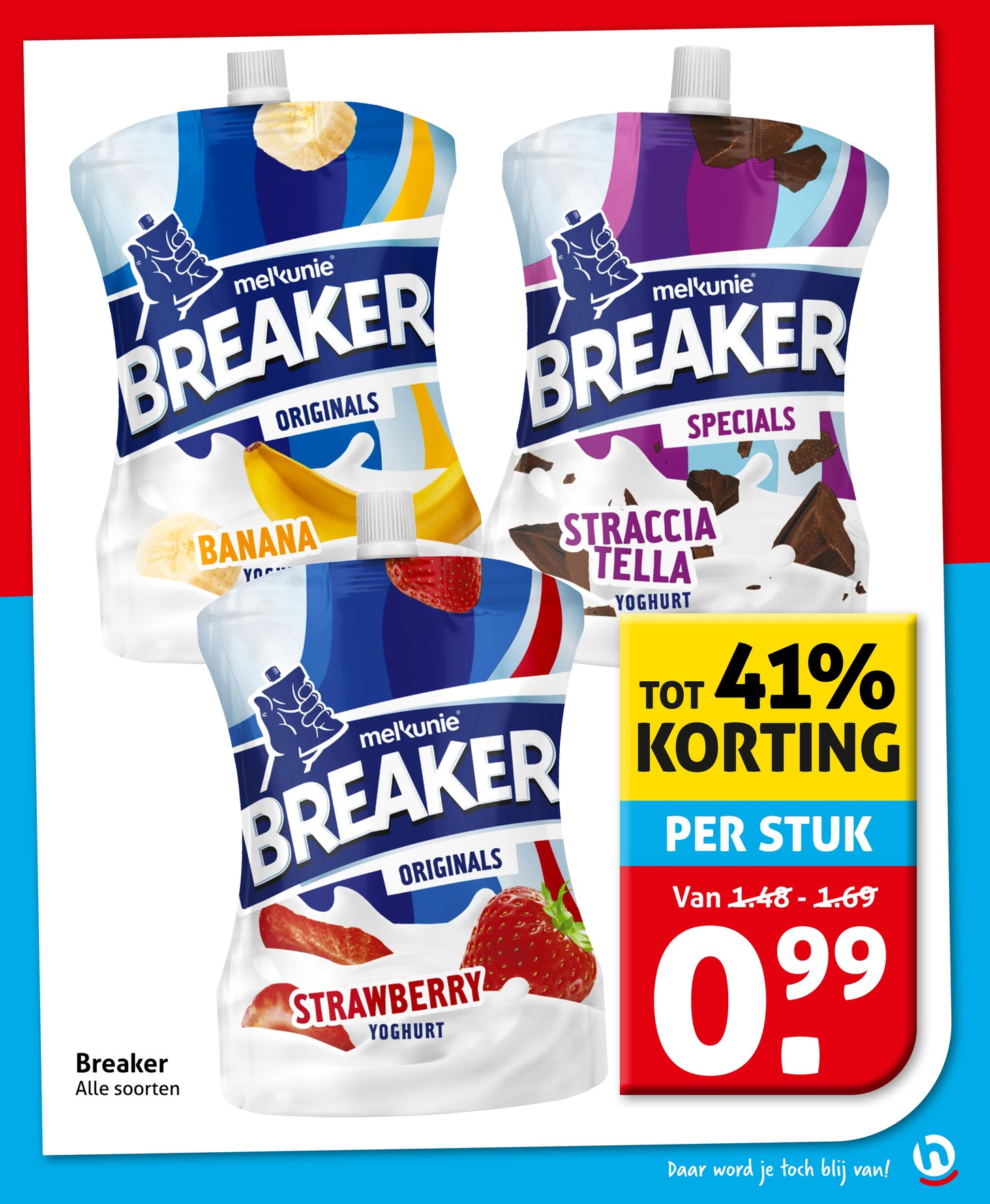 Melkunie Breaker, gemarkeerd op pagina 9 van de Hoogvliet folder