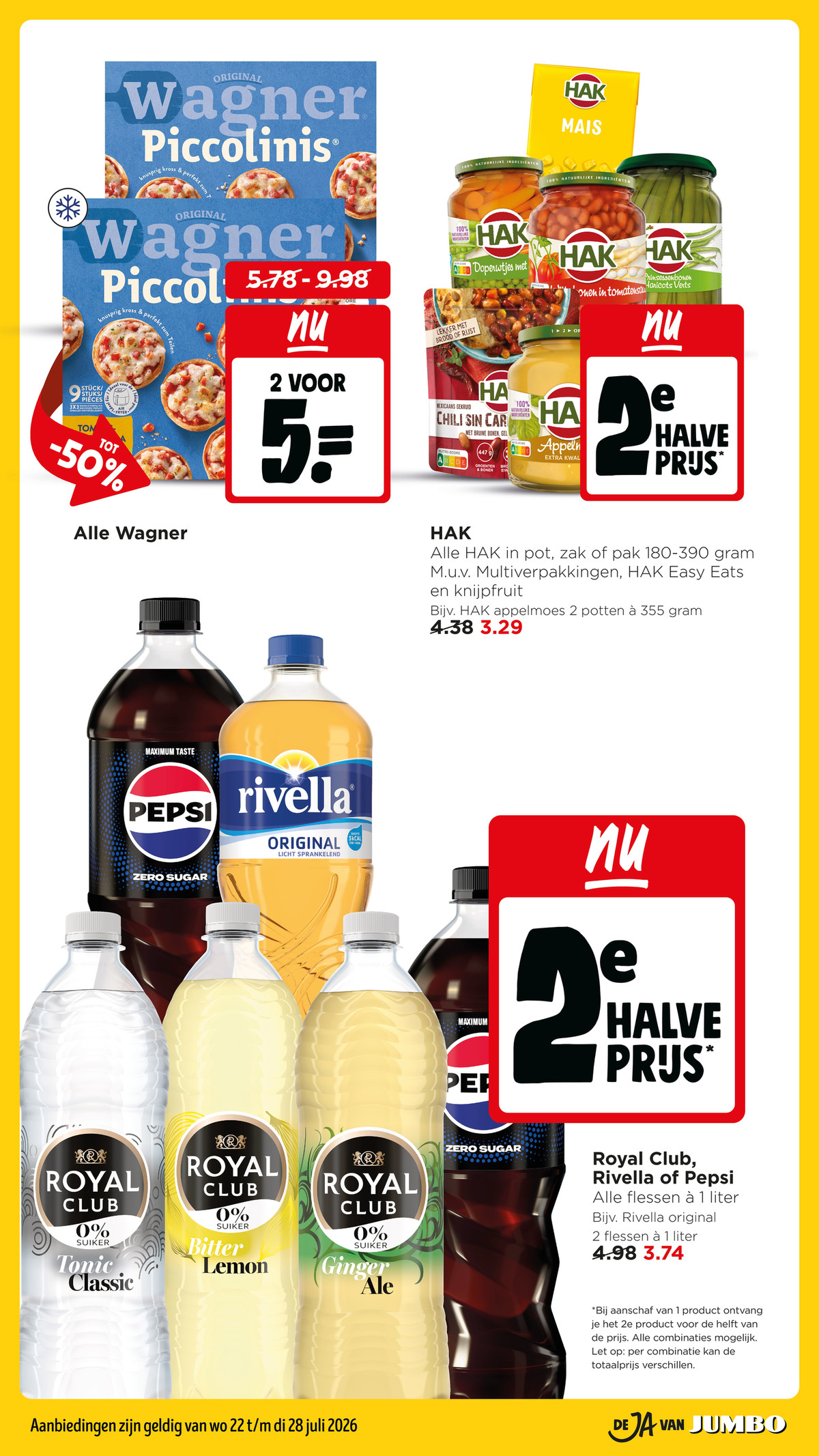 Wagner Piccolinis, gemarkeerd op pagina 23 van de Jumbo folder