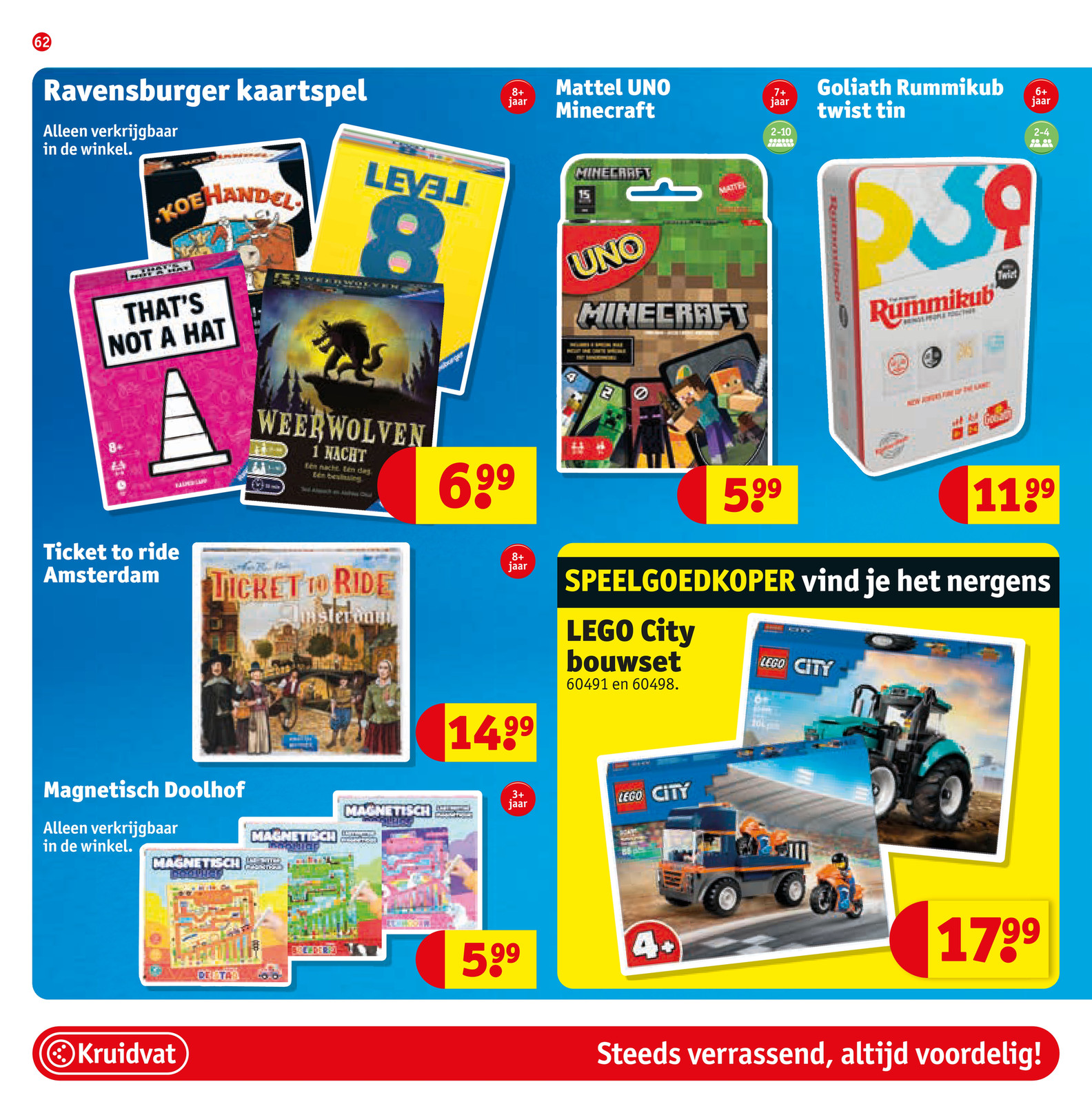 Magnetisch Doolhof, gemarkeerd op pagina 64 van de Kruidvat folder