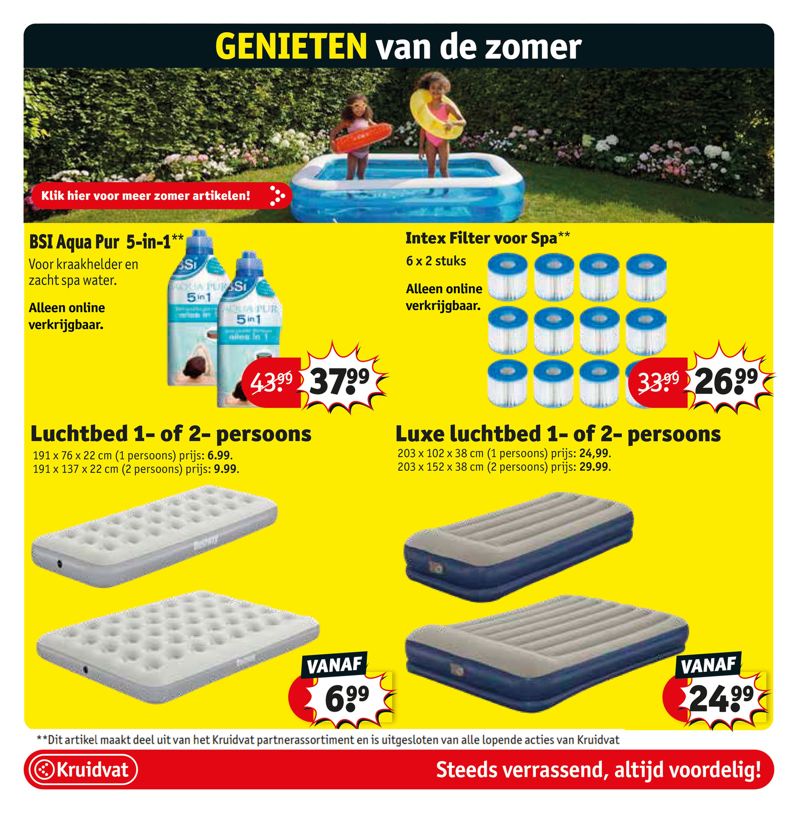 BSI Aqua Pur 5-in-1, gemarkeerd op pagina 66 van de Kruidvat folder