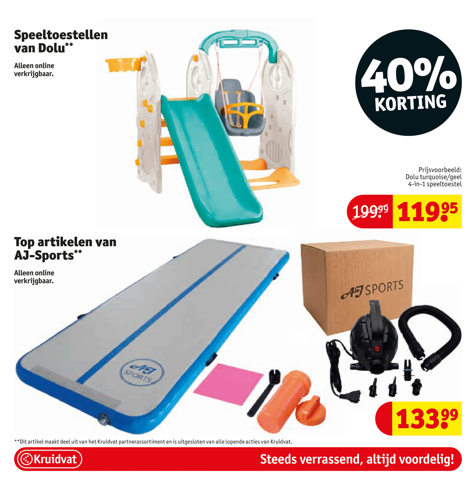 Dolu 4-in-1 speeltoestel, gemarkeerd op pagina 79 van de Kruidvat folder