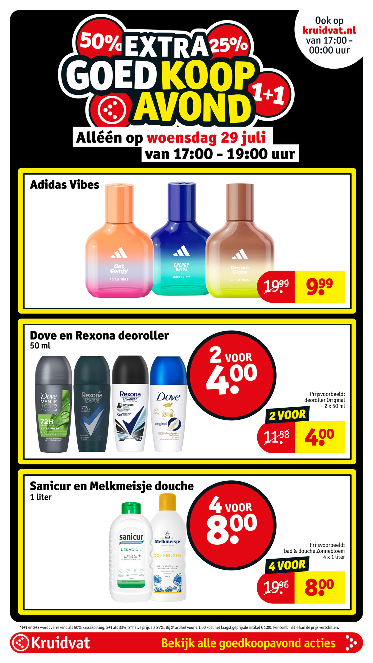 Adidas Vibes, gemarkeerd op pagina 22 van de Kruidvat folder