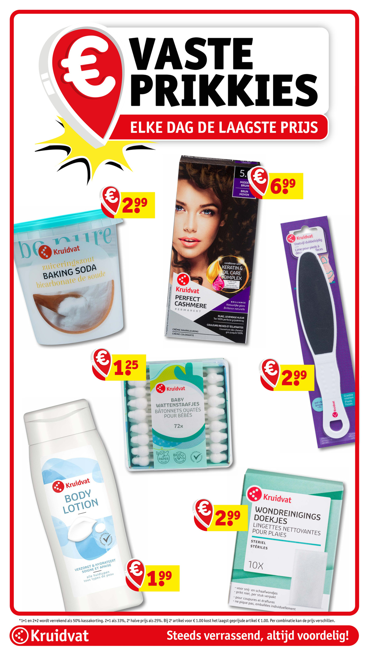 Body Lotion, gemarkeerd op pagina 35 van de Kruidvat folder