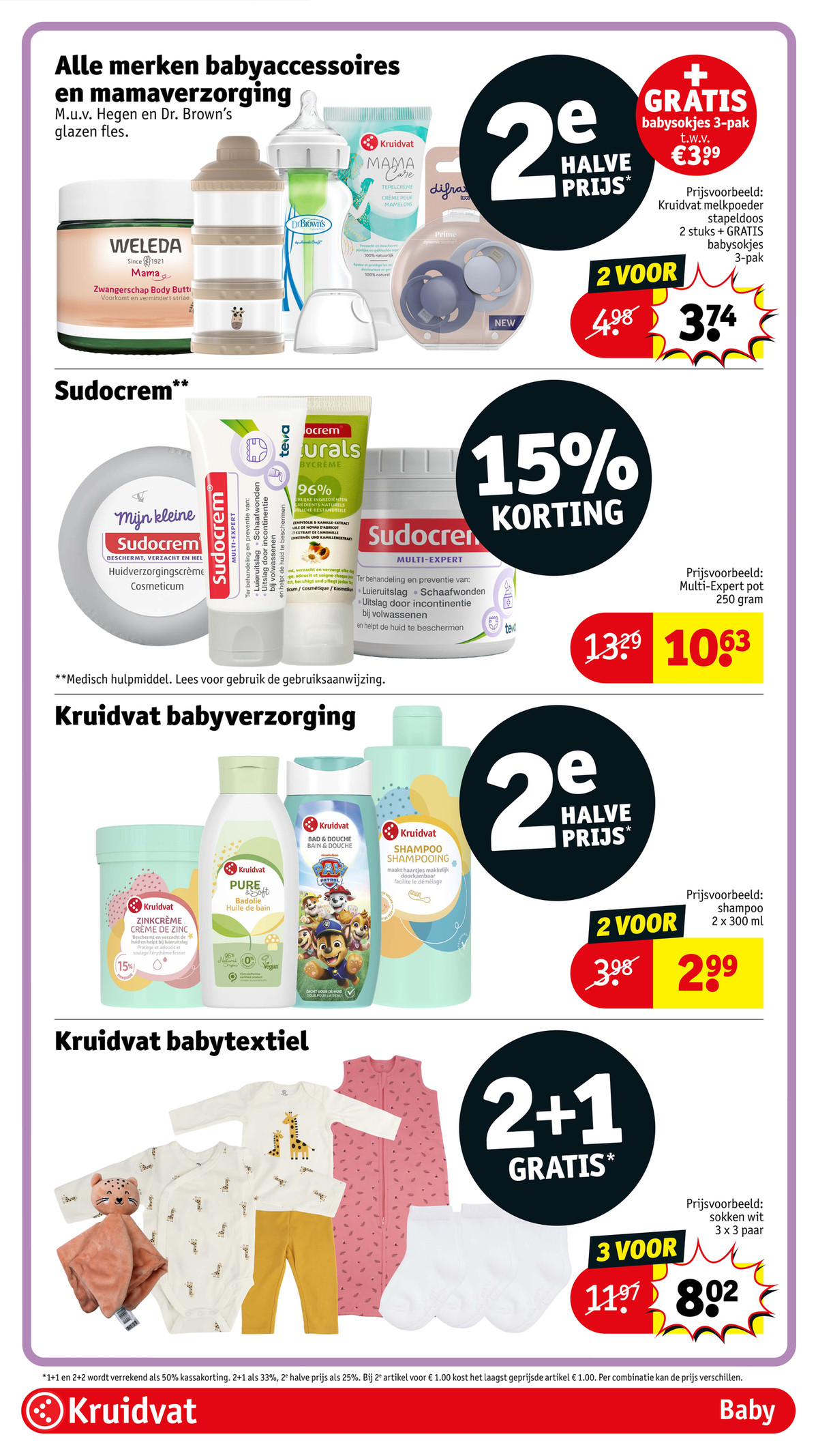 Multi-Expert zalf, gemarkeerd op pagina 75 van de Kruidvat folder