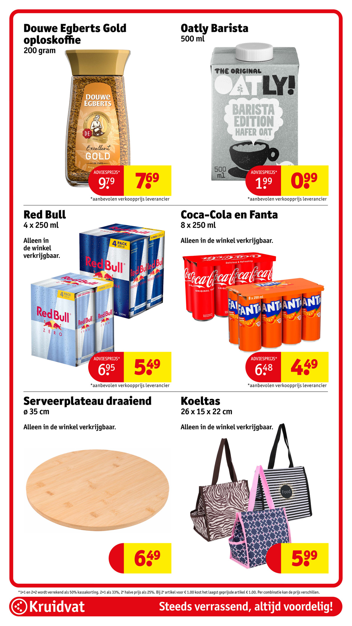 Koeltas, gemarkeerd op pagina 88 van de Kruidvat folder