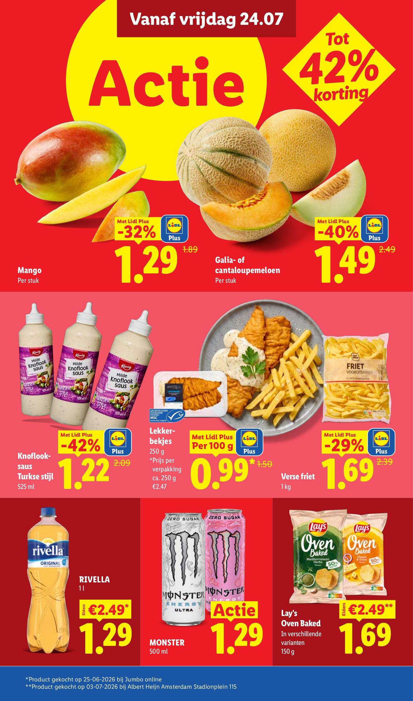 Rivella Original, gemarkeerd op pagina 23 van de Lidl folder