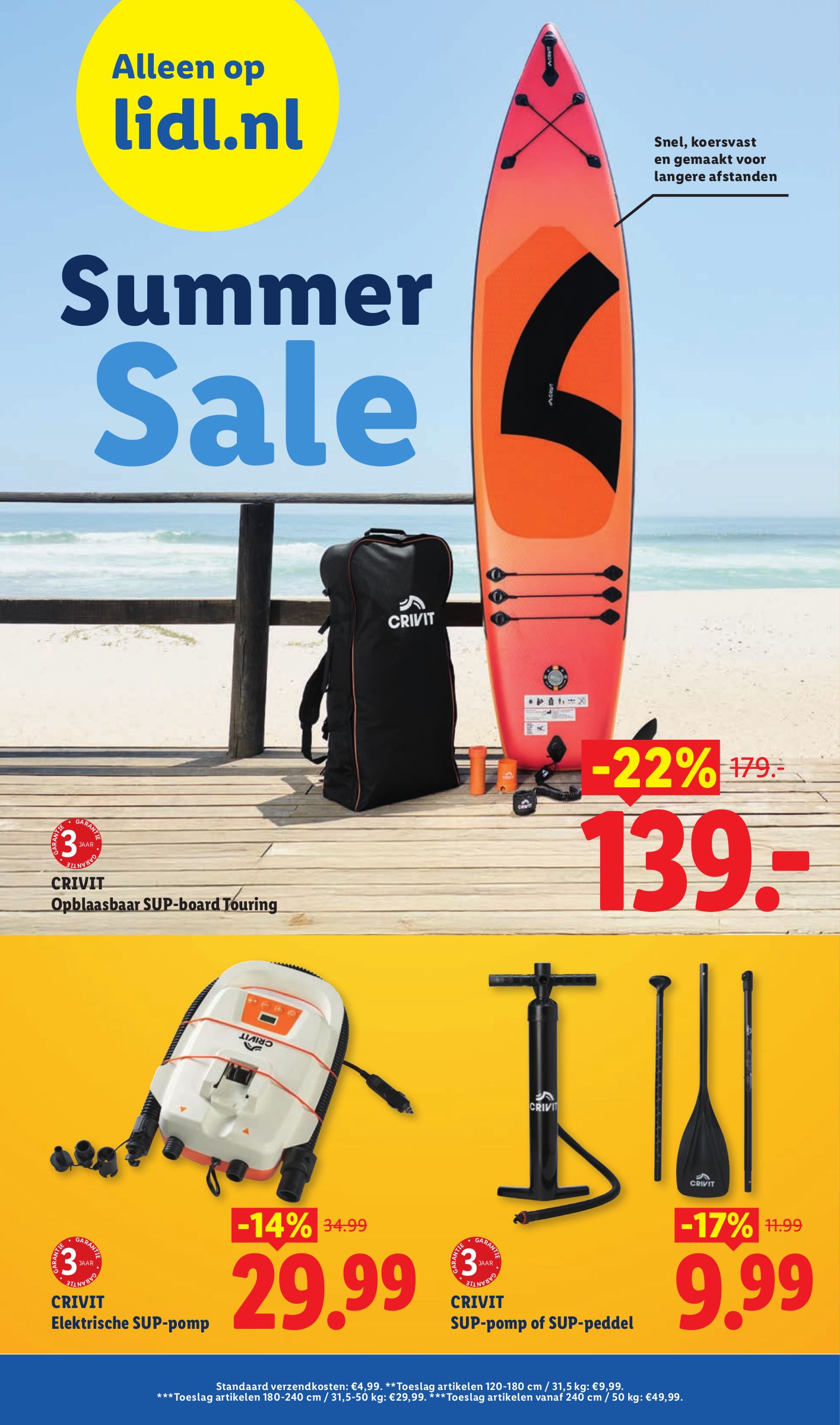 CRIVIT Elektrische SUP-pomp, gemarkeerd op pagina 20 van de Lidl folder