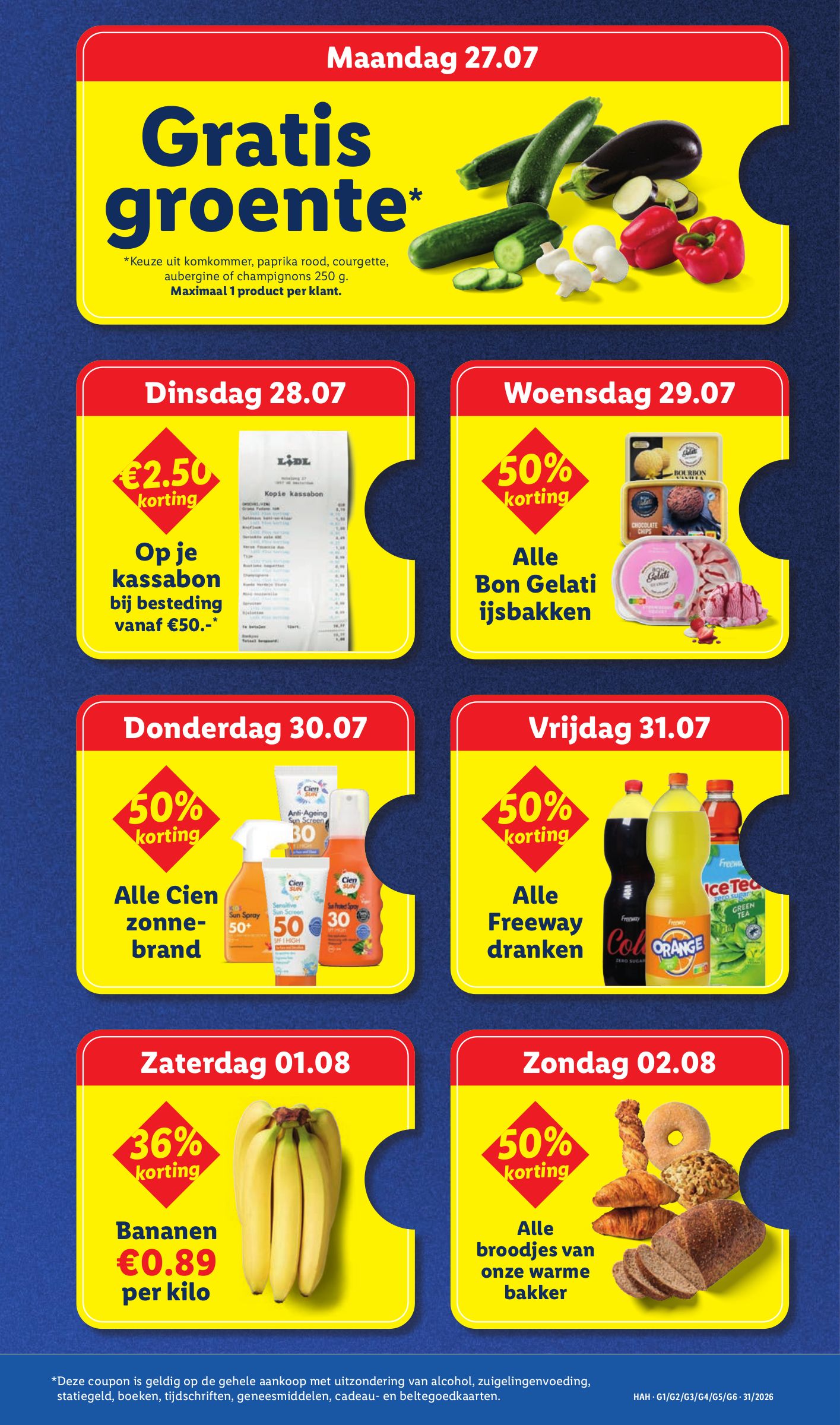 Freeway dranken, gemarkeerd op pagina 3 van de Lidl folder