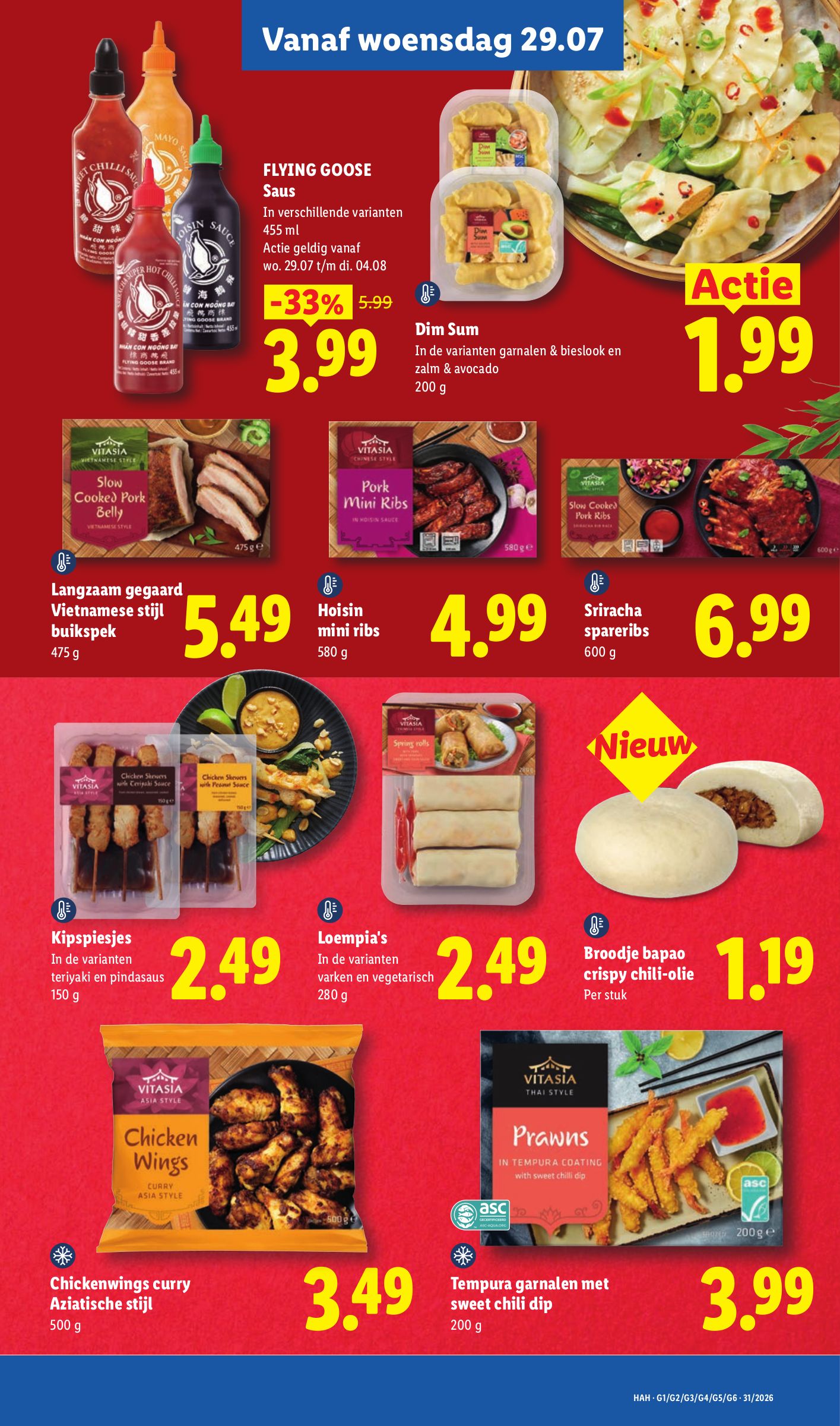 Dim Sum, gemarkeerd op pagina 19 van de Lidl folder