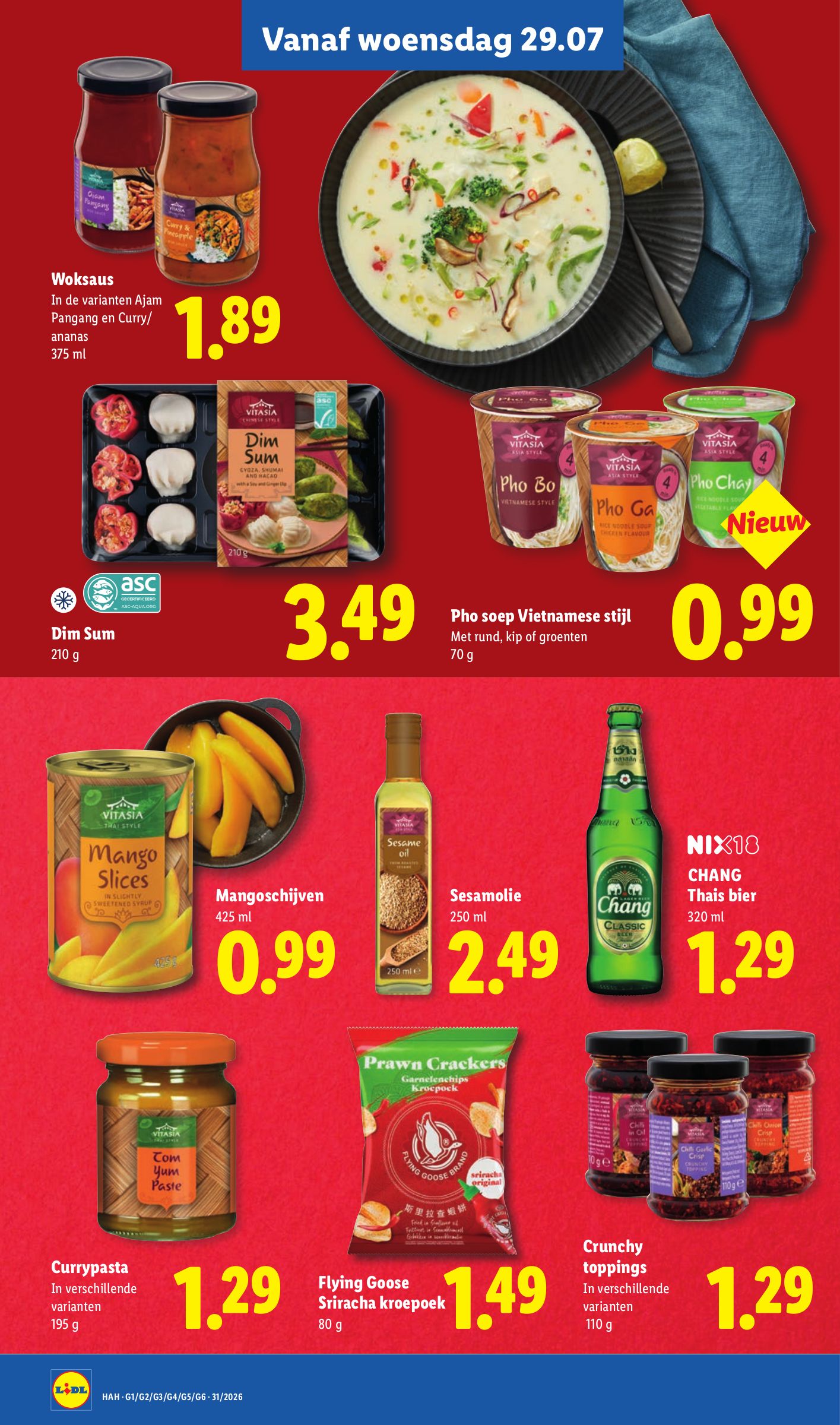 Dim Sum, gemarkeerd op pagina 22 van de Lidl folder