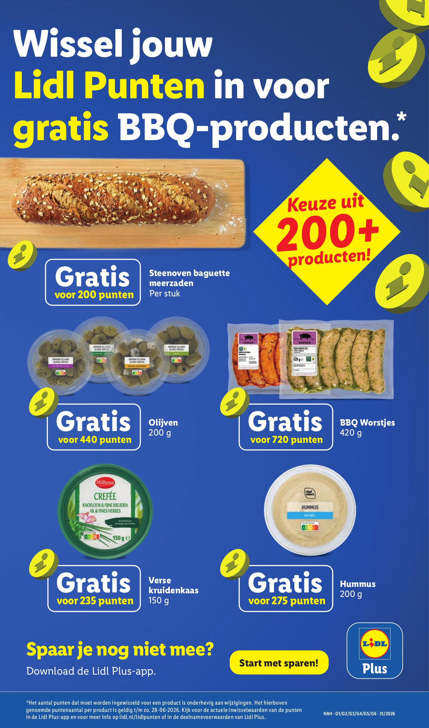 Hummus, gemarkeerd op pagina 27 van de Lidl folder