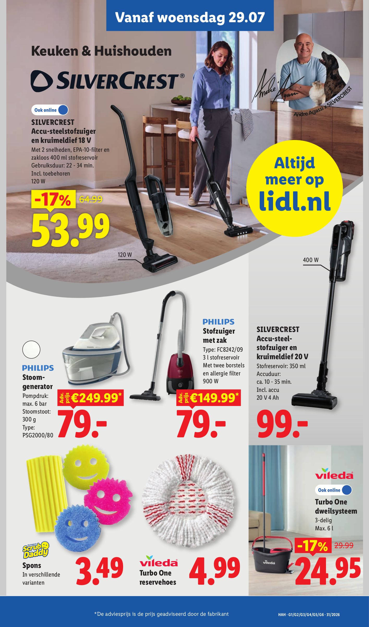 PHILIPS Stoom-generator, gemarkeerd op pagina 10 van de Lidl folder