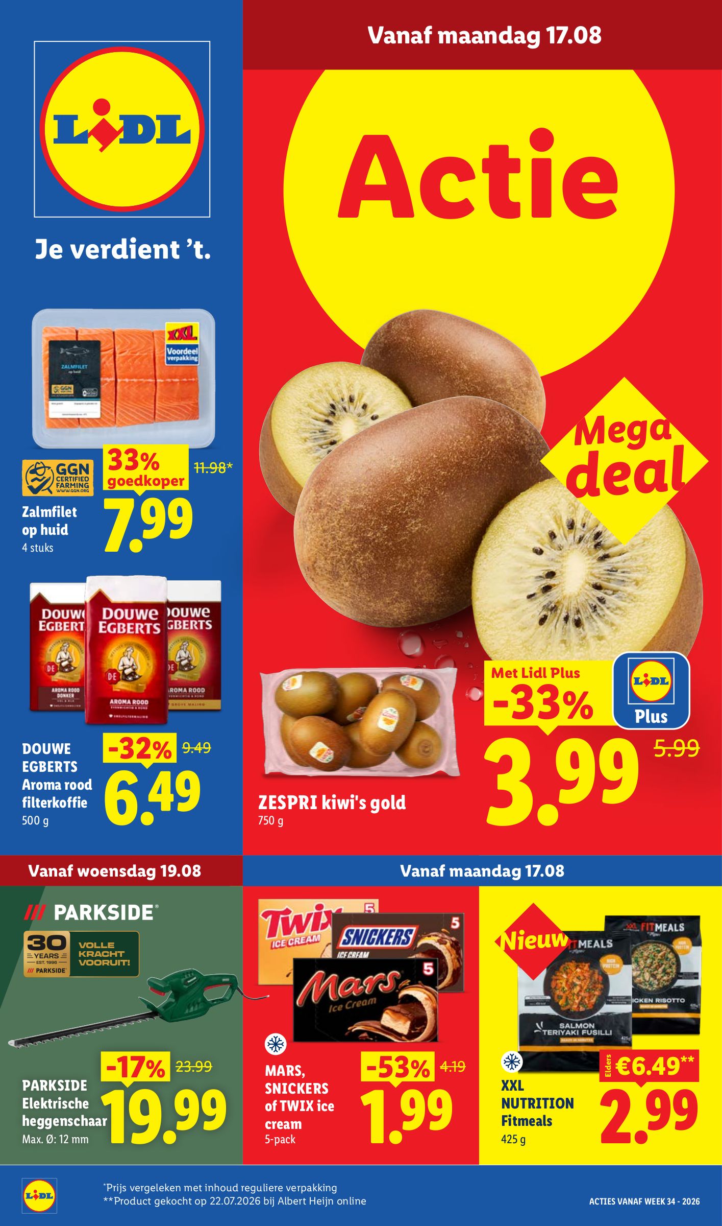 Cover van de huidige Lidl folder
