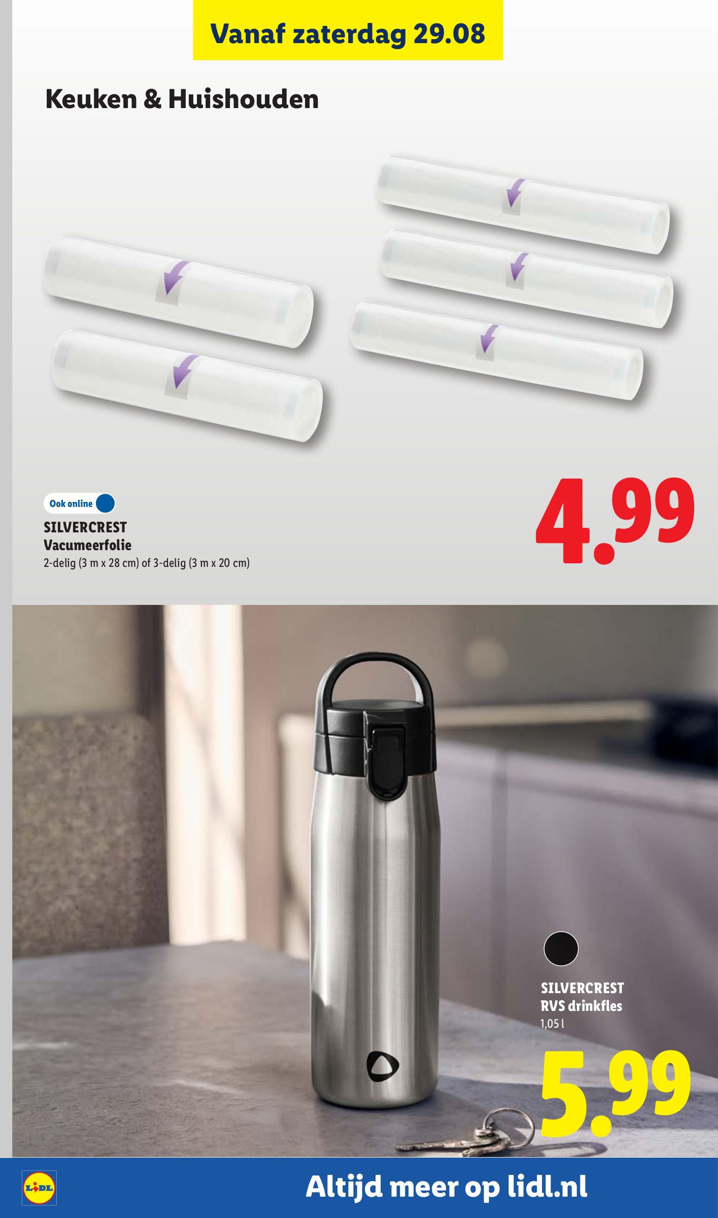 SILVERCREST Vacumeerfolie, gemarkeerd op pagina 15 van de Lidl folder