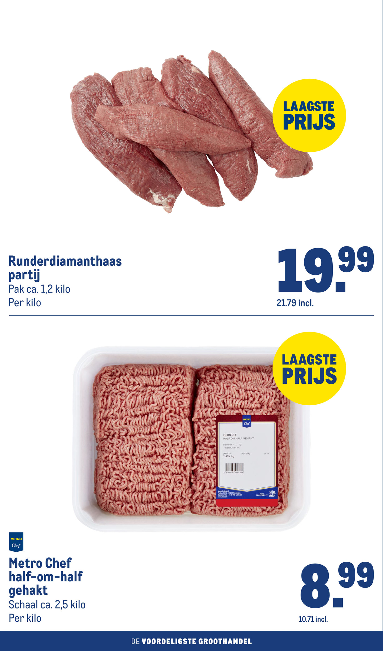 Runderdiamanthaas, gemarkeerd op pagina 8 van de Makro folder