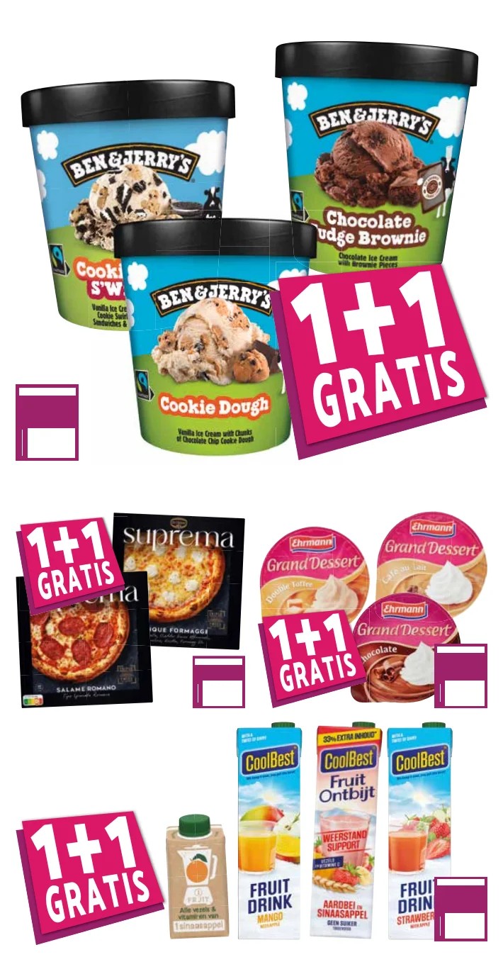 Ehrmann Grand Dessert, gemarkeerd op pagina 4 van de MCD Supermarkt folder