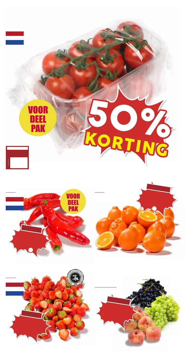 Gemengd fruit, gemarkeerd op pagina 4 van de MCD Supermarkt folder
