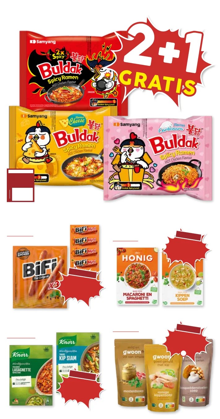 Honig (Macaroni/Soep), gemarkeerd op pagina 15 van de MCD Supermarkt folder