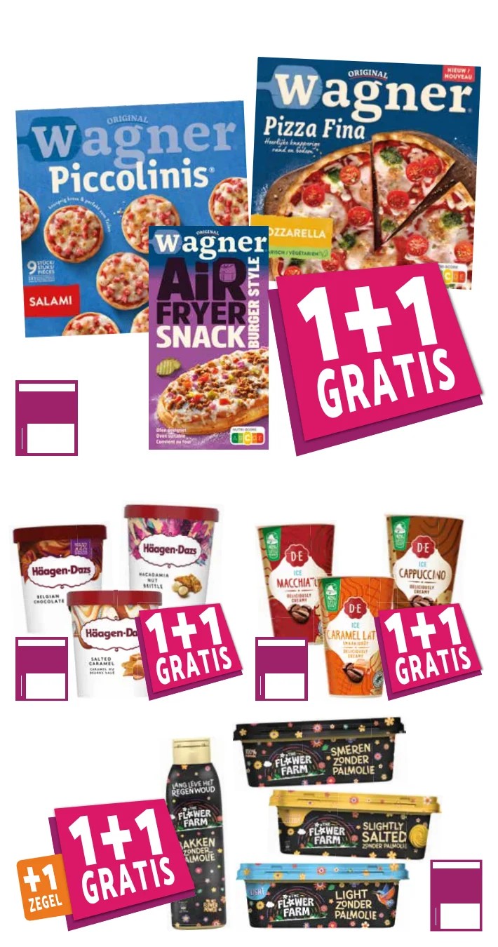 Wagner Pizza, Piccolinis & Air Fryer Snack, gemarkeerd op pagina 4 van de MCD Supermarkt folder