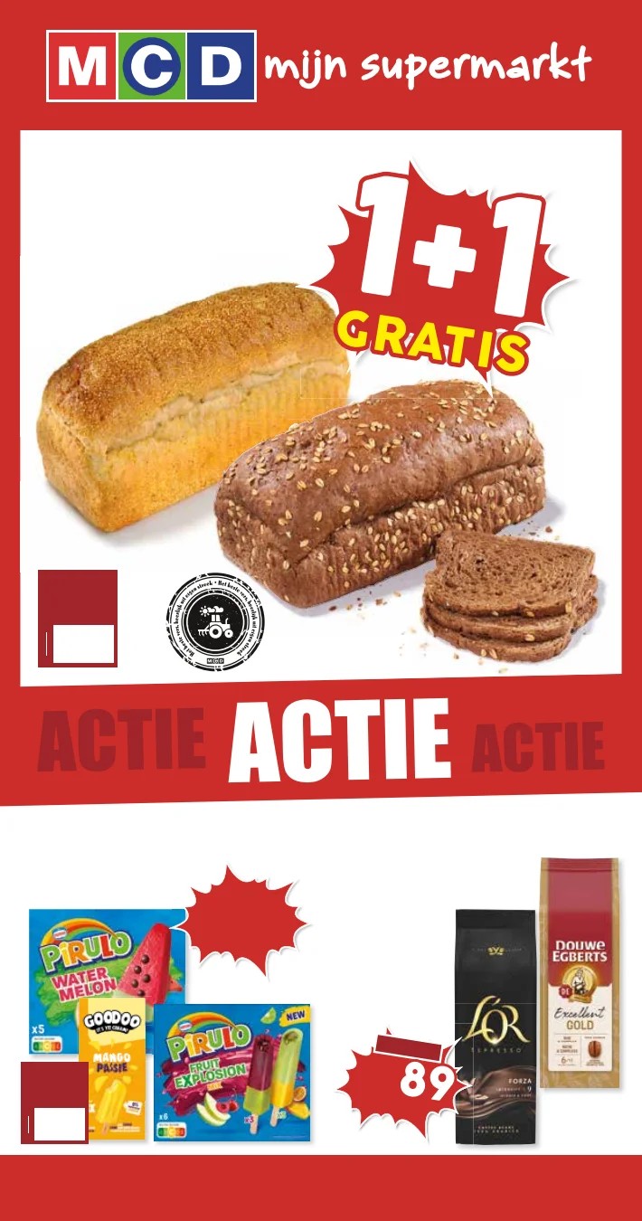 Cover van de huidige MCD Supermarkt folder
