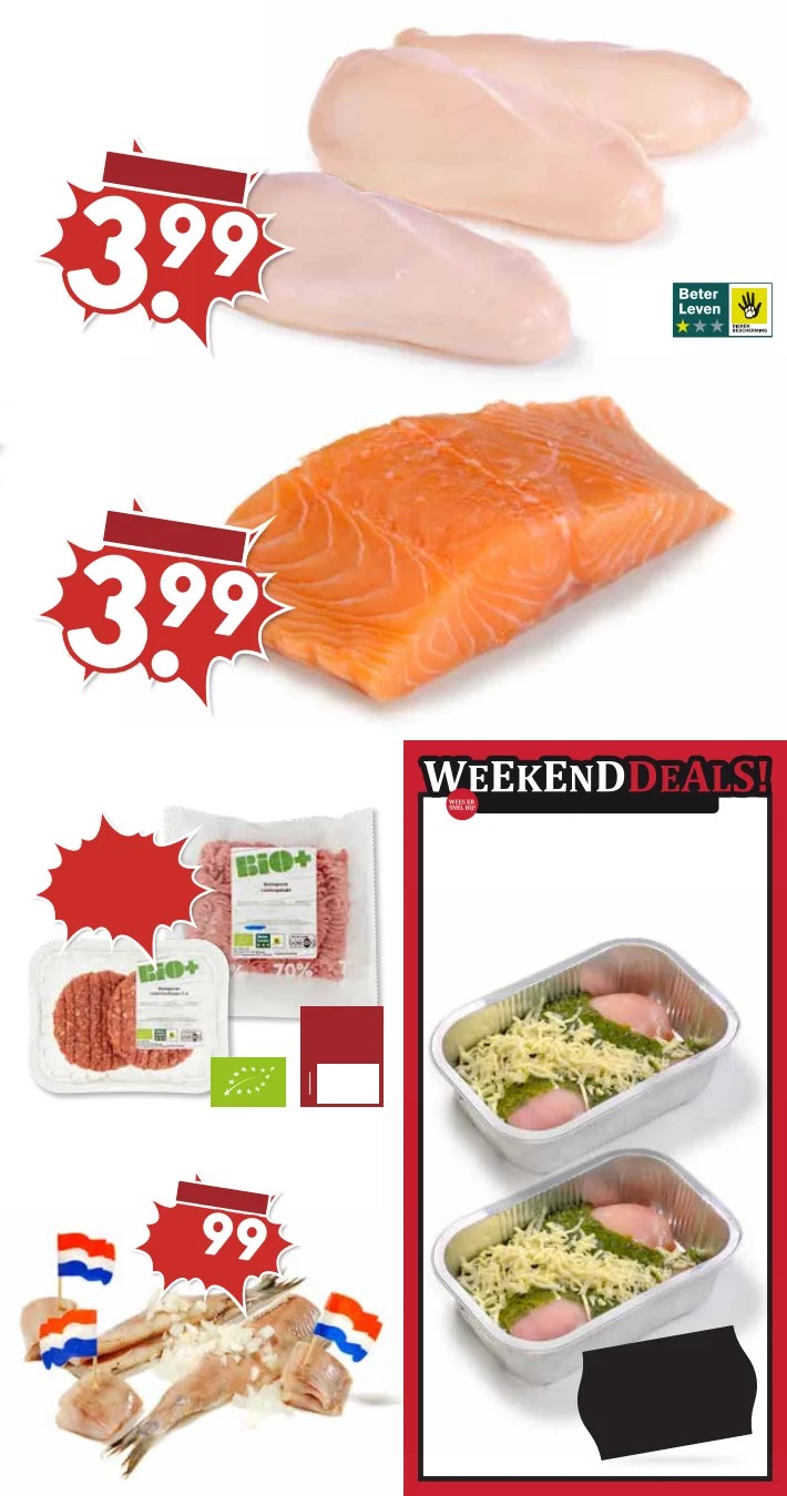 Kipfilet, gemarkeerd op pagina 7 van de MCD Supermarkt folder