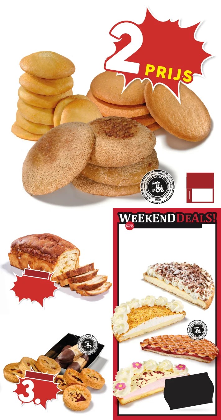 Gevulde koeken / Koekjesmix, gemarkeerd op pagina 9 van de MCD Supermarkt folder
